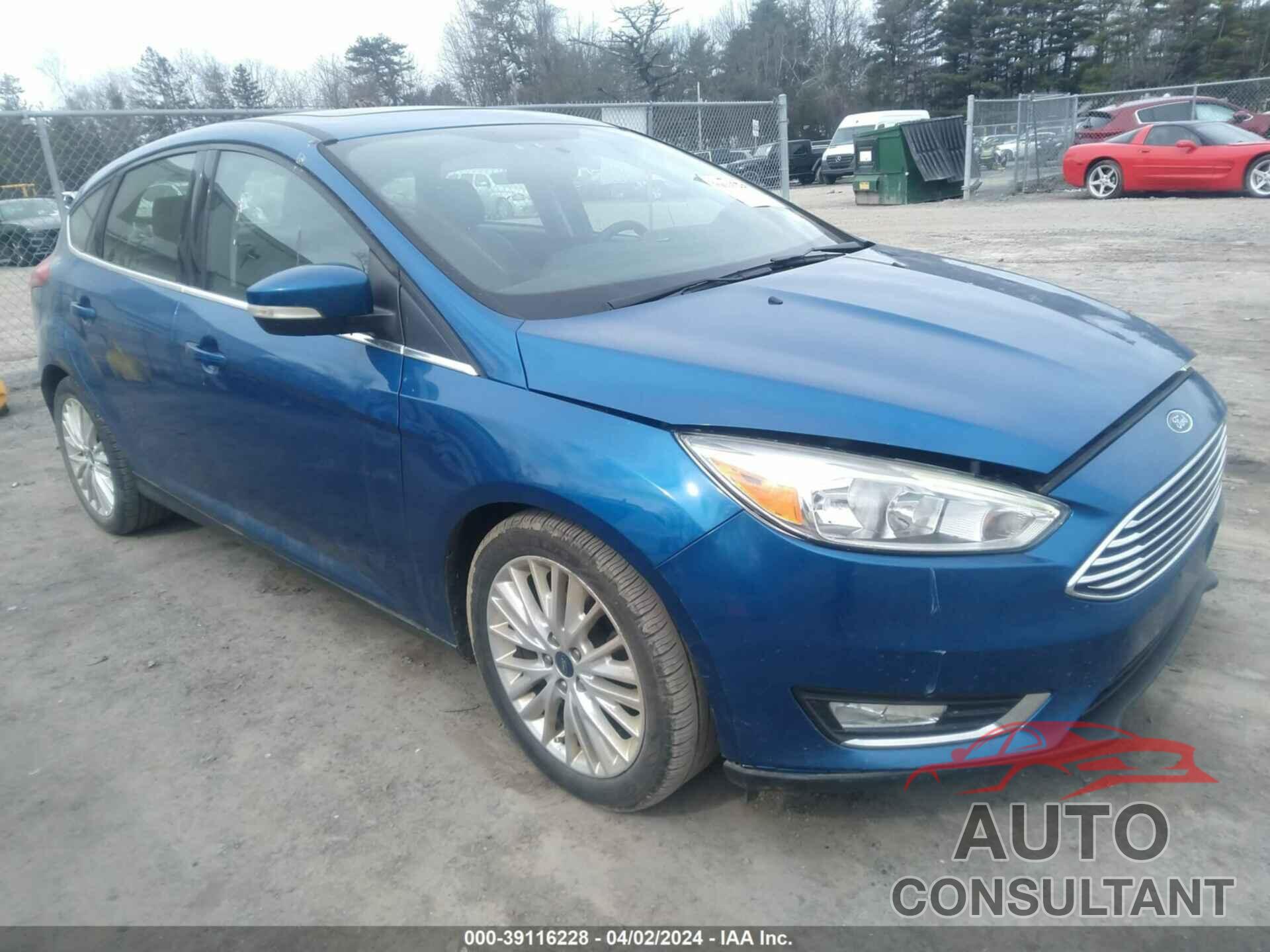 FORD FOCUS 2018 - 1FADP3N25JL289116