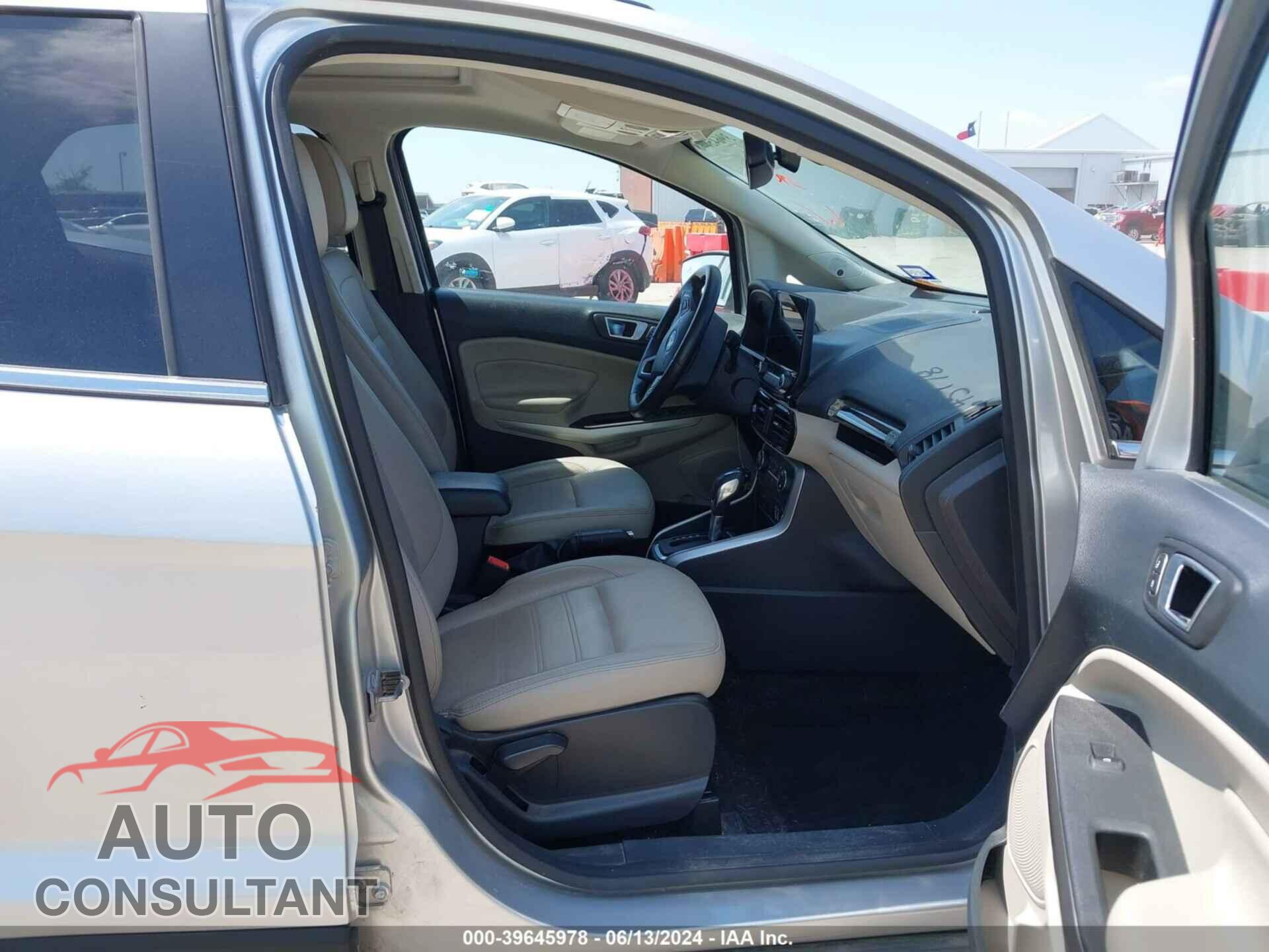 FORD ECOSPORT 2019 - MAJ6S3KL9KC279629