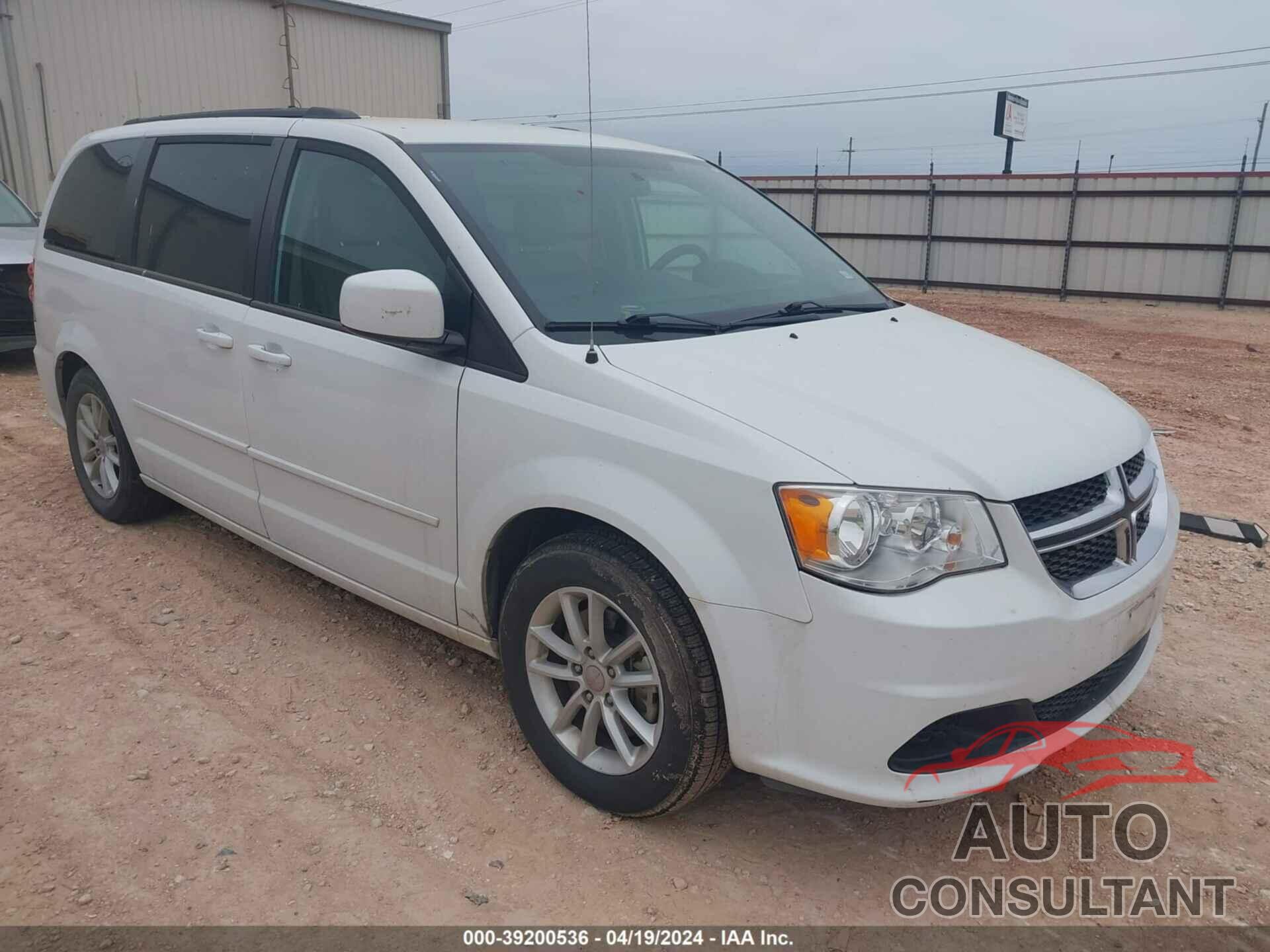 DODGE GRAND CARAVAN 2016 - 2C4RDGCG9GR380193