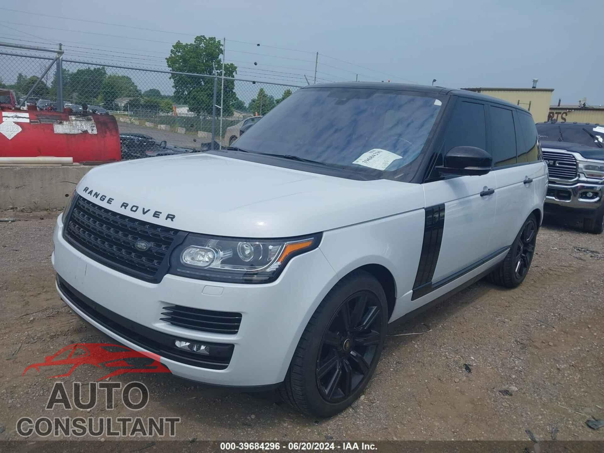 LAND ROVER RANGE ROVER 2016 - SALGS2KF1GA255274
