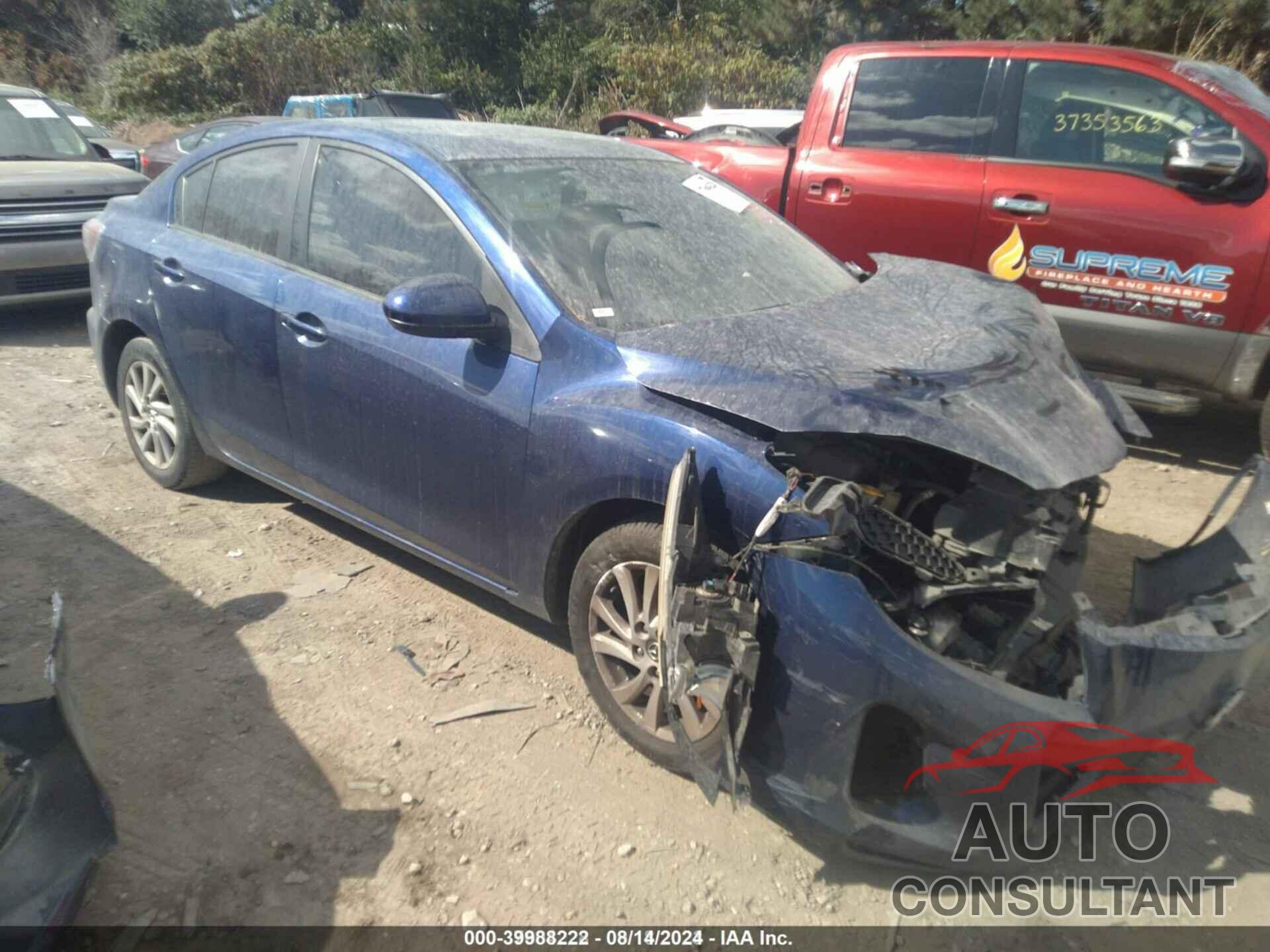 MAZDA MAZDA3 2013 - JM1BL1W72D1743477