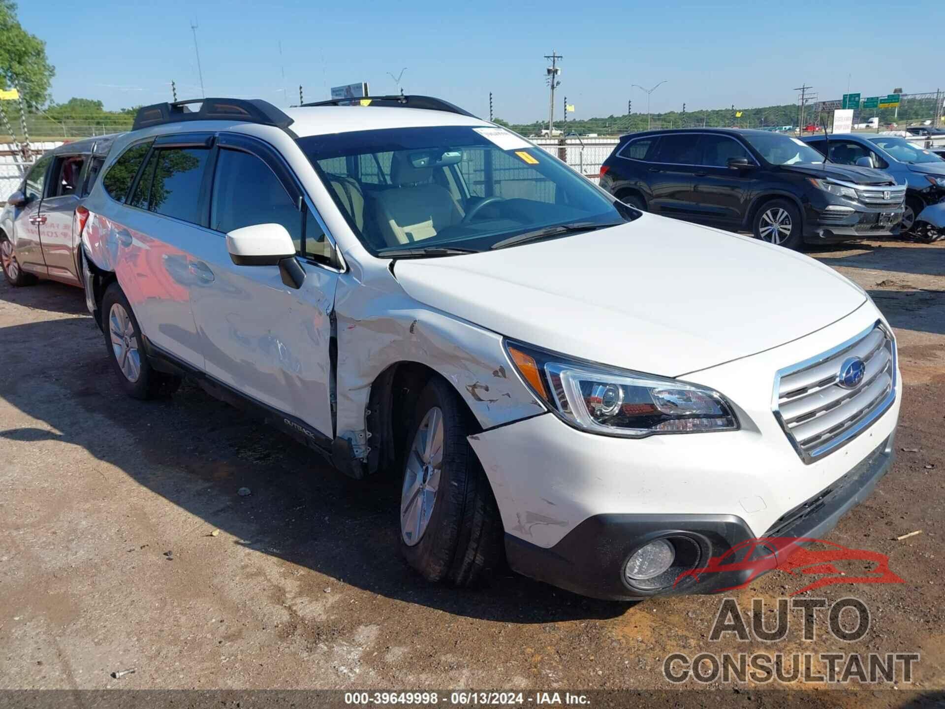 SUBARU OUTBACK 2017 - 4S4BSACC8H3229630