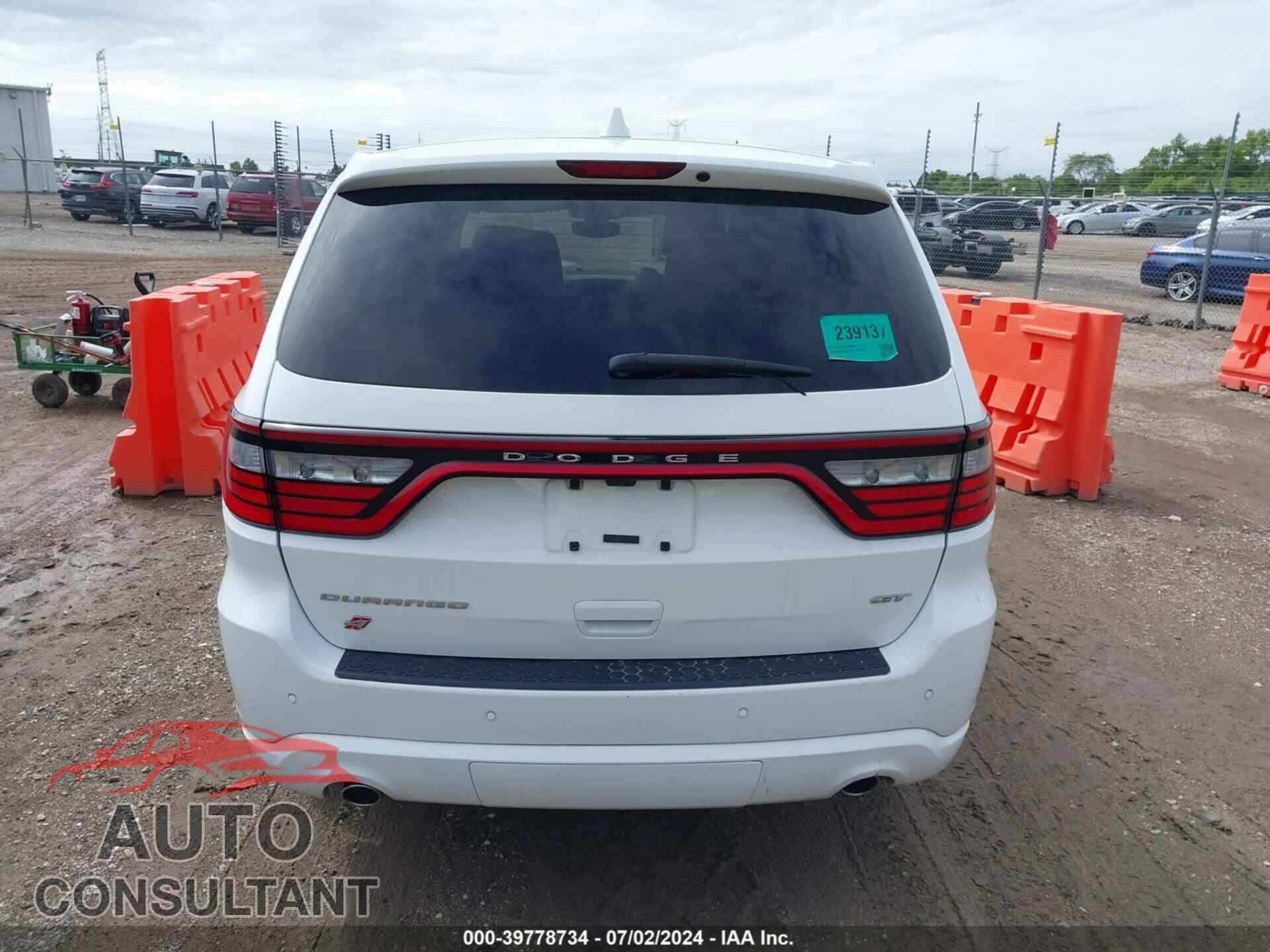 DODGE DURANGO 2019 - 1C4RDJDG5KC722316