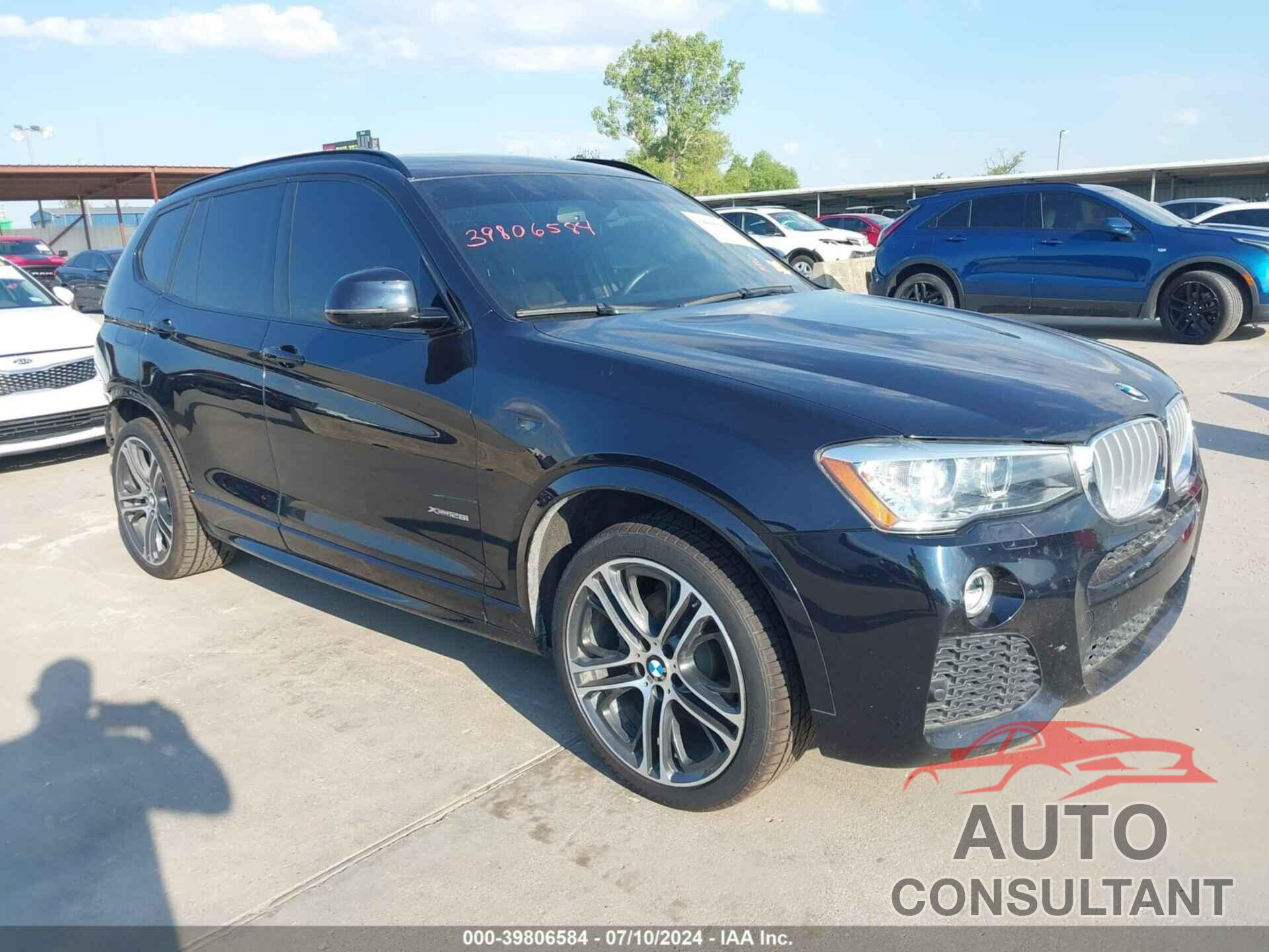 BMW X3 2017 - 5UXWX9C37H0W73944