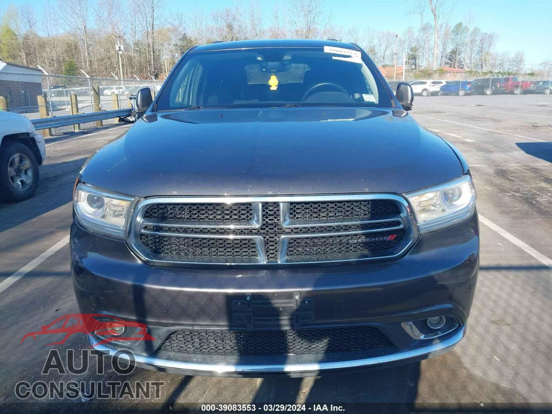 DODGE DURANGO 2017 - 1C4RDHAGXHC859712