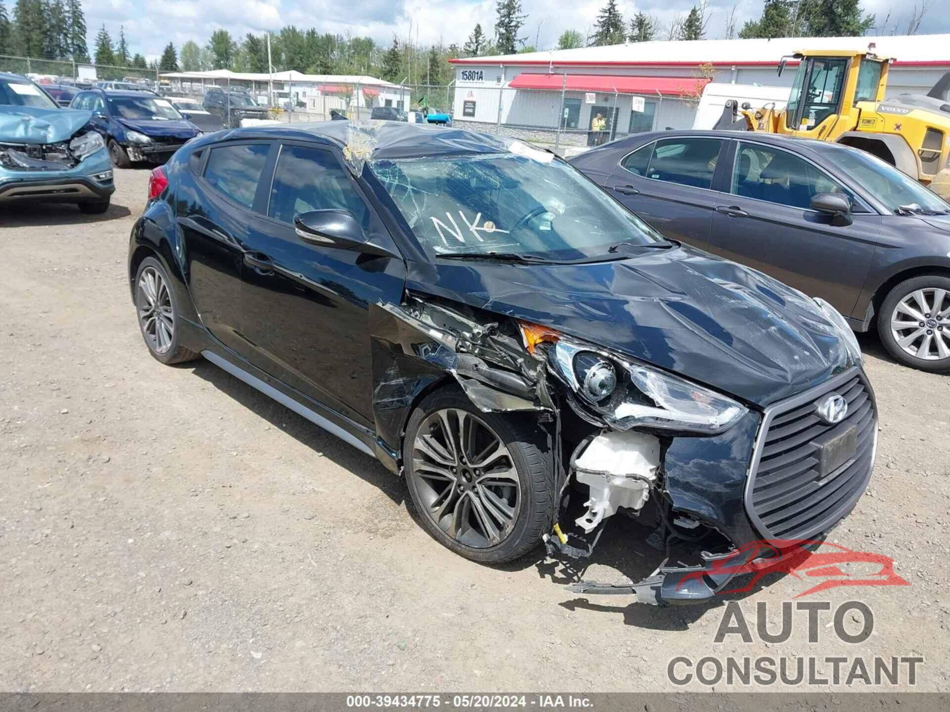 HYUNDAI VELOSTER 2017 - KMHTC6AEXHU313798