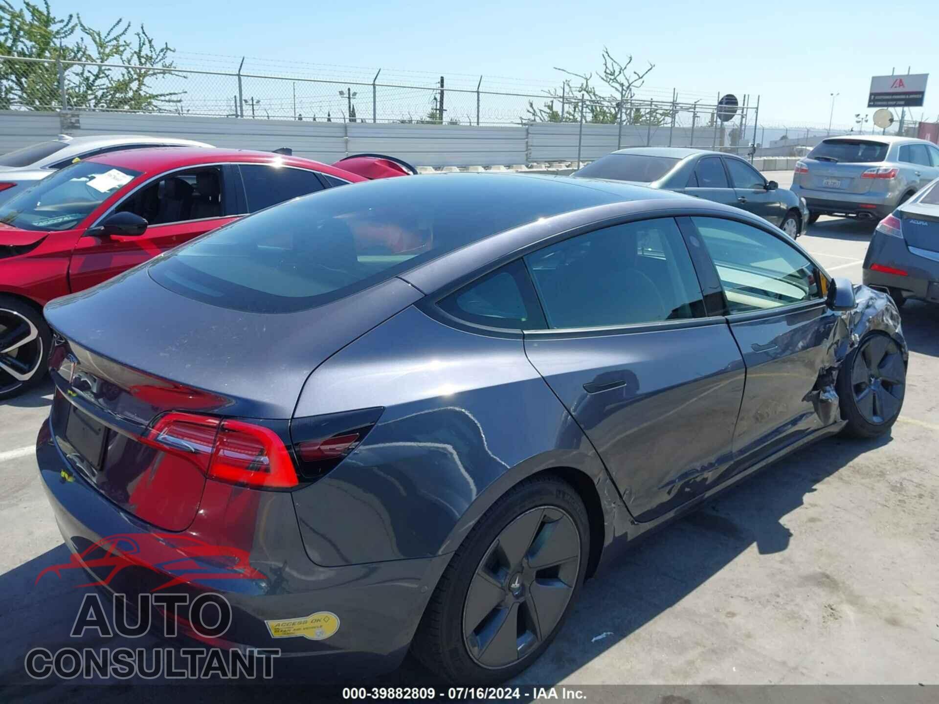 TESLA MODEL 3 2022 - 5YJ3E1EA5NF337570