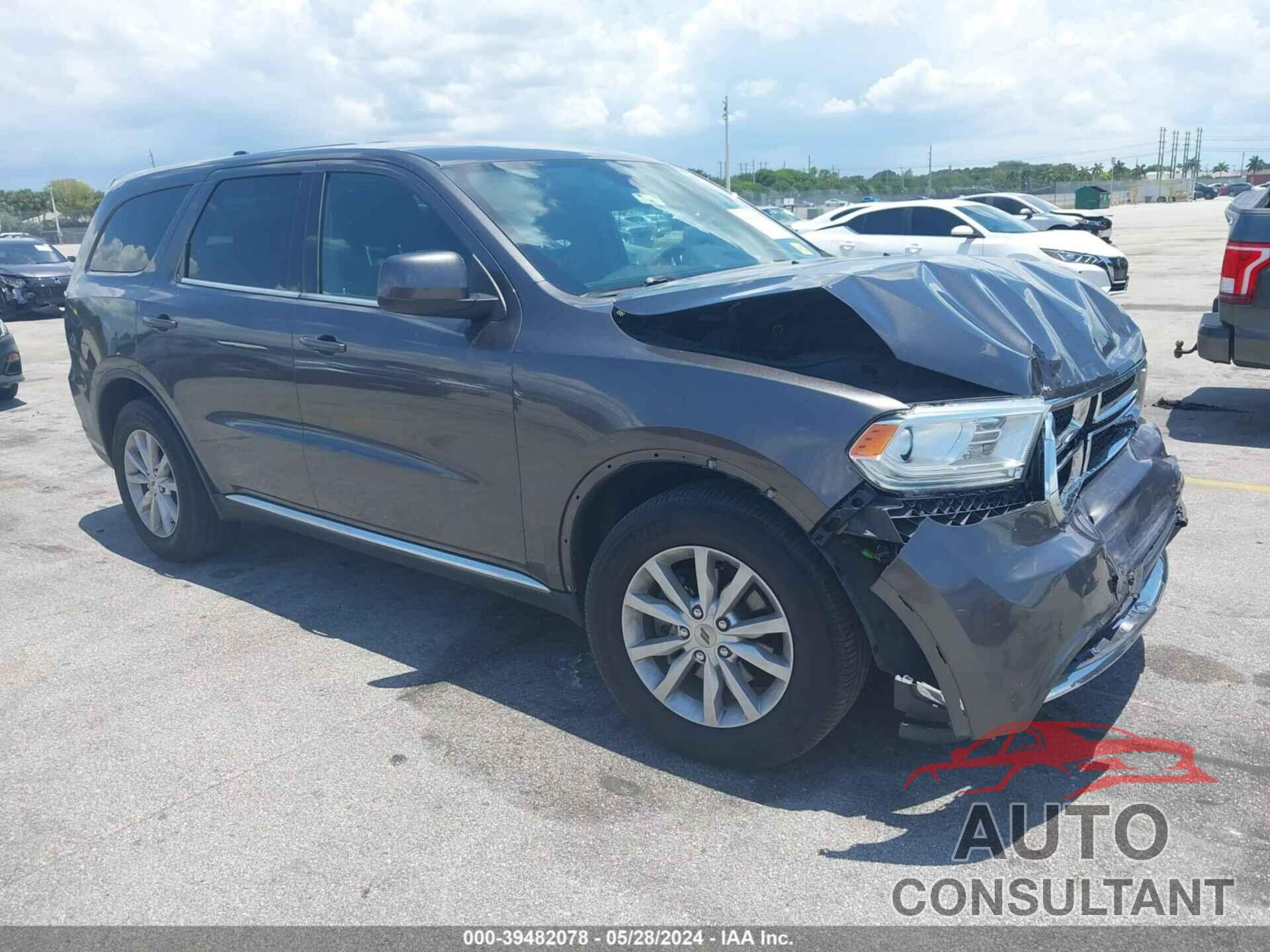 DODGE DURANGO 2019 - 1C4RDHAG4KC604450
