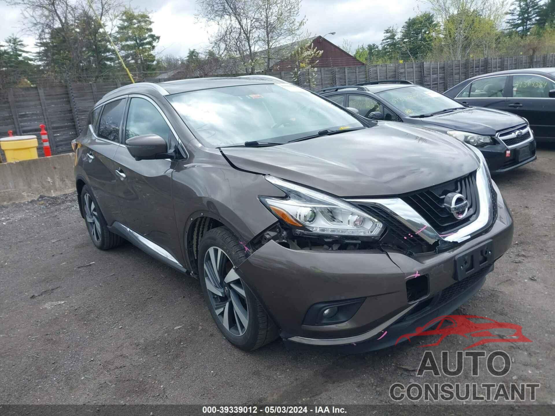 NISSAN MURANO 2016 - 5N1AZ2MH6GN142321