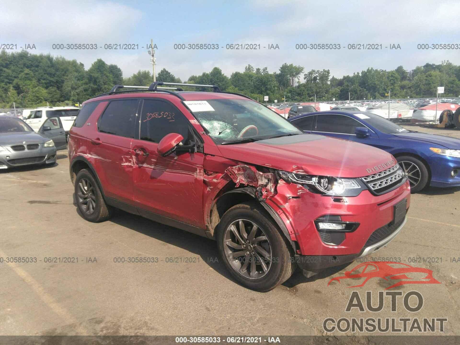 LAND ROVER DISCOVERY SPORT 2016 - SALCR2BG7GH560403