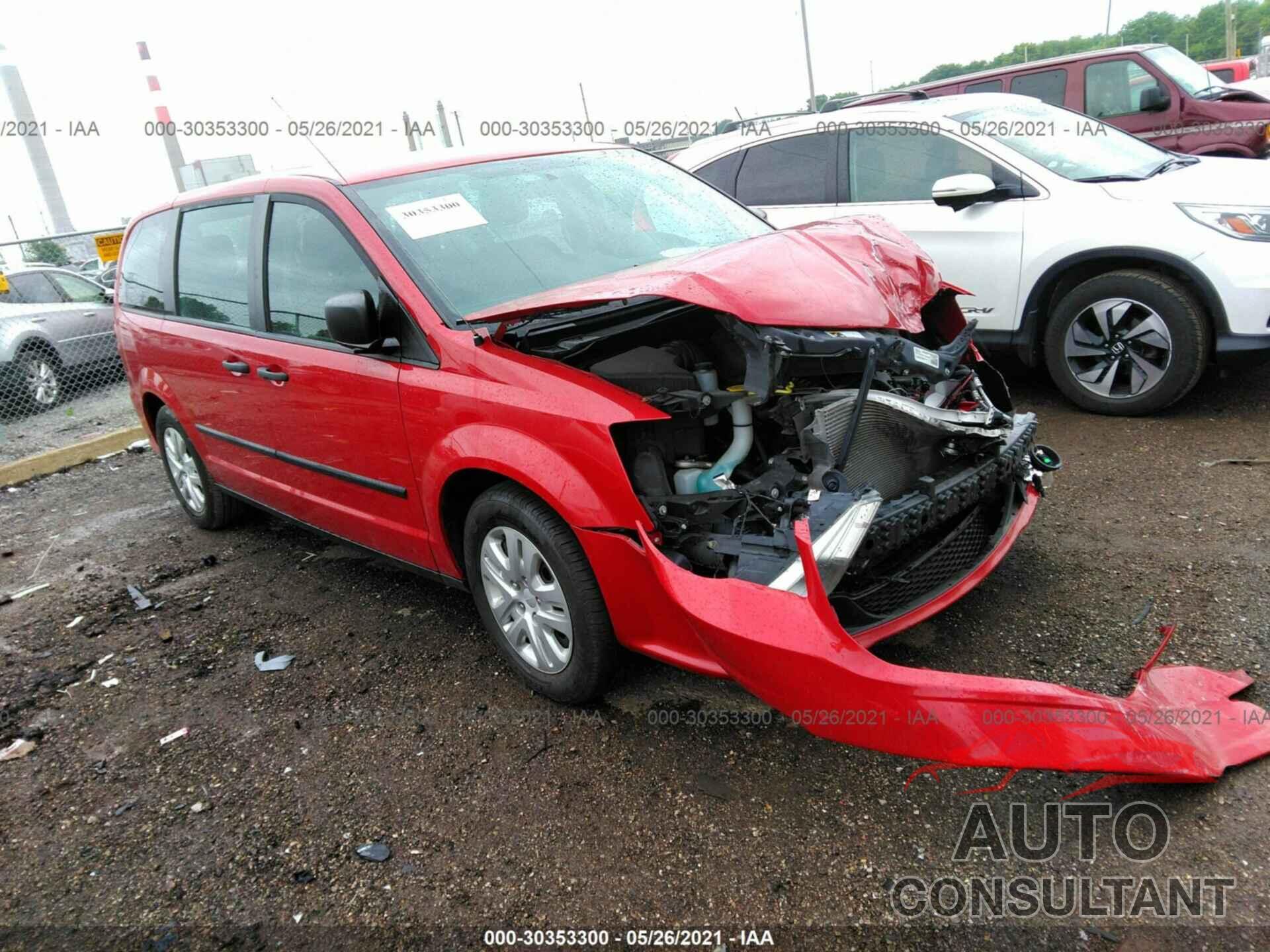 DODGE GRAND CARAVAN 2016 - 2C4RDGBG8GR256014