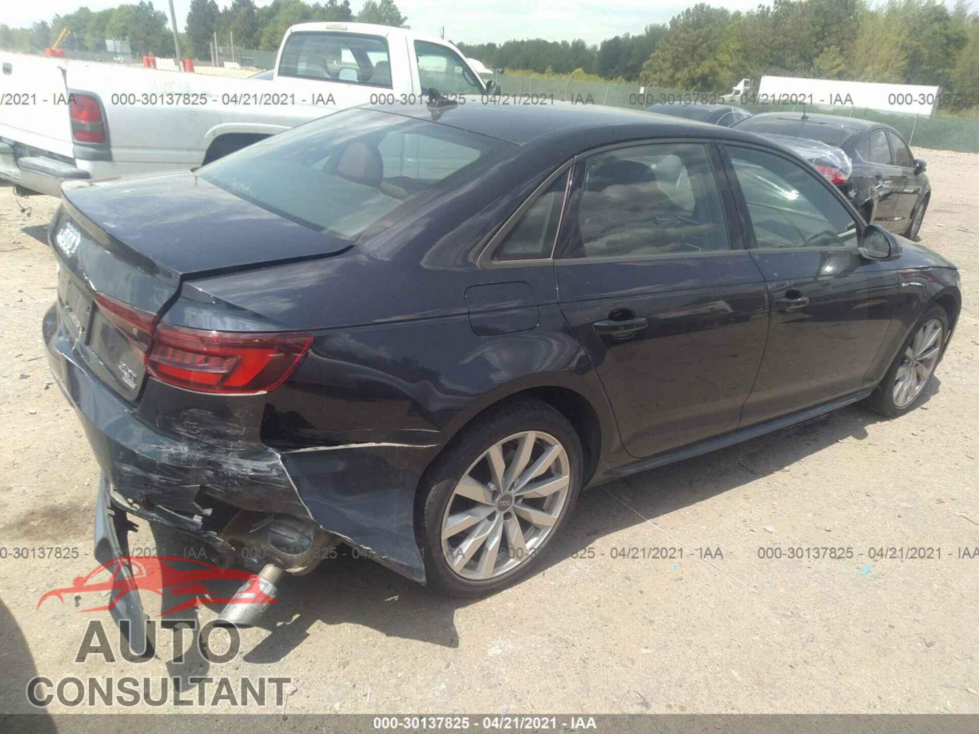 AUDI A4 2018 - WAUKMAF48JA153473