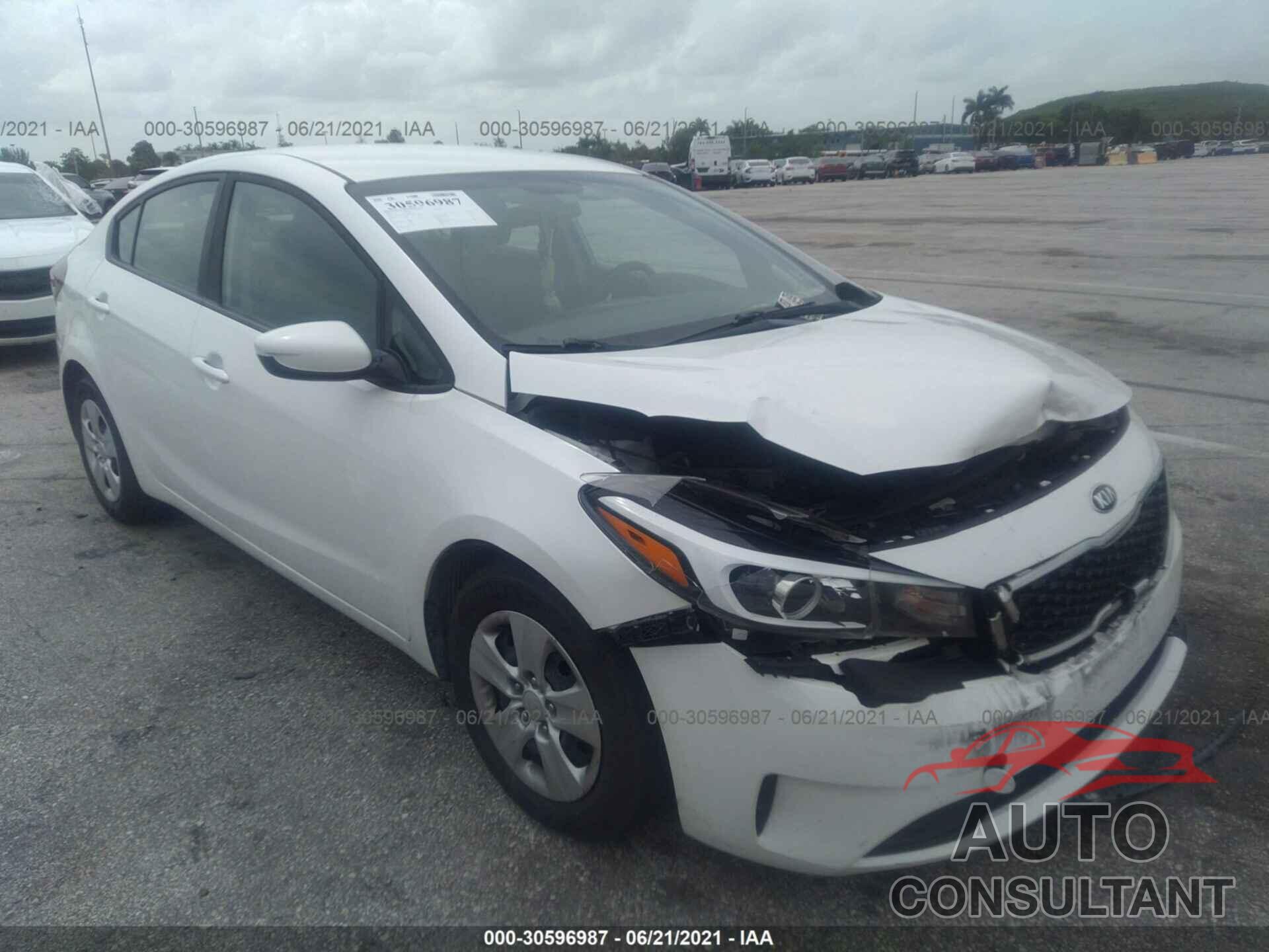 KIA FORTE 2017 - 3KPFL4A78HE096029