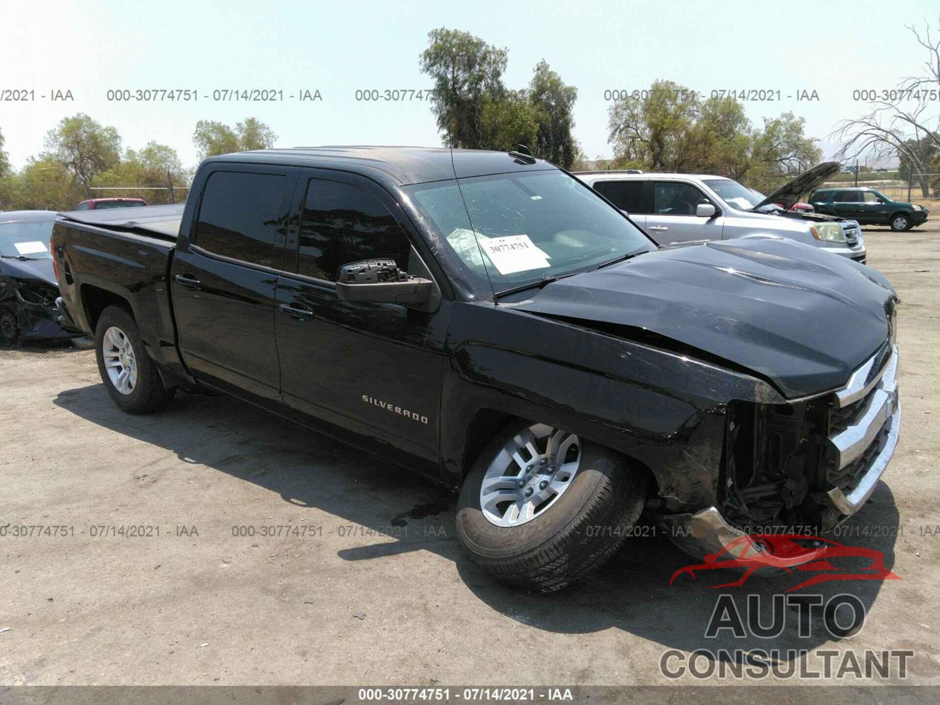 CHEVROLET SILVERADO 1500 2017 - 3GCPCREC8HG401011