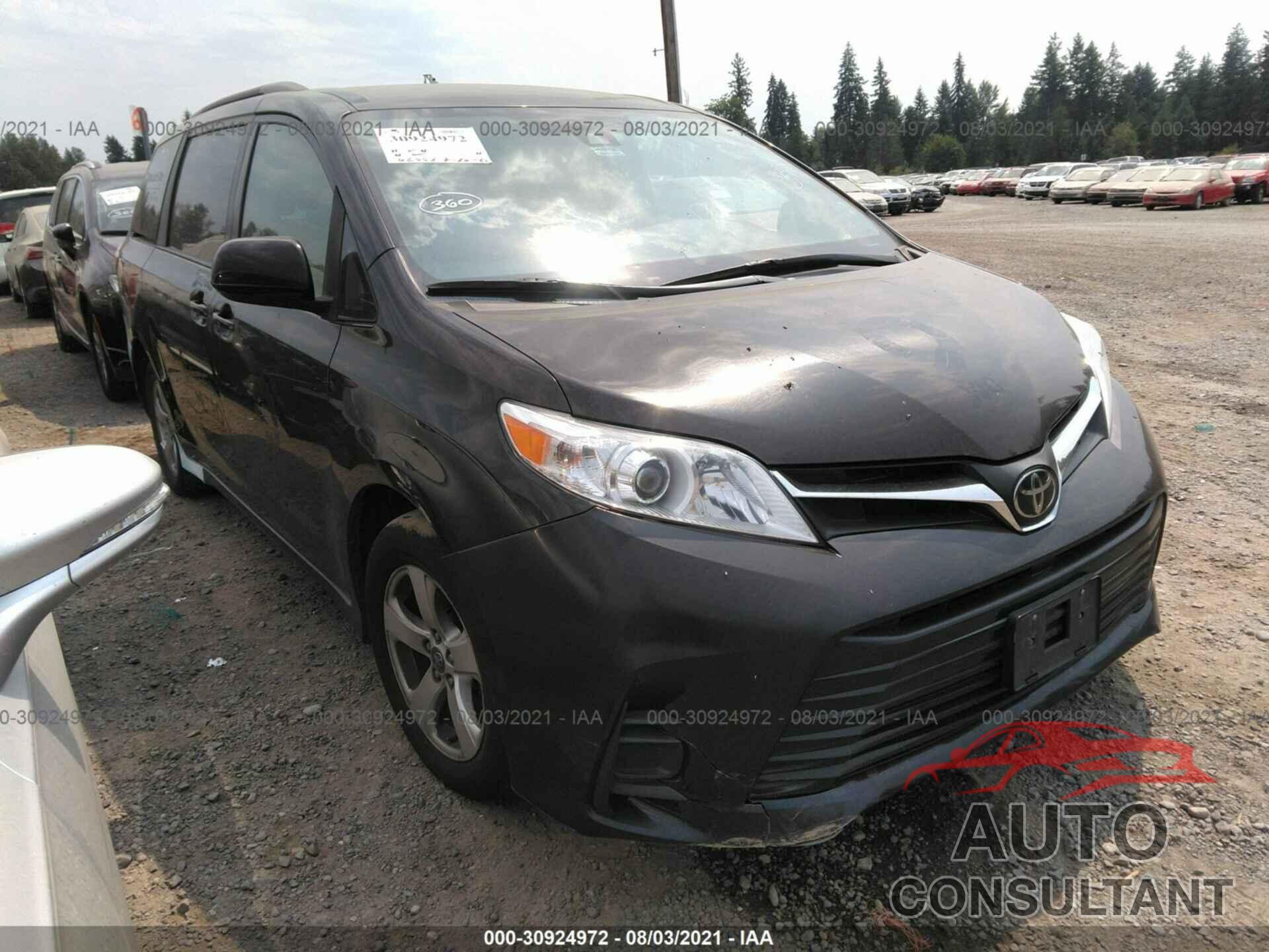 TOYOTA SIENNA 2019 - 5TDKZ3DC2KS005480