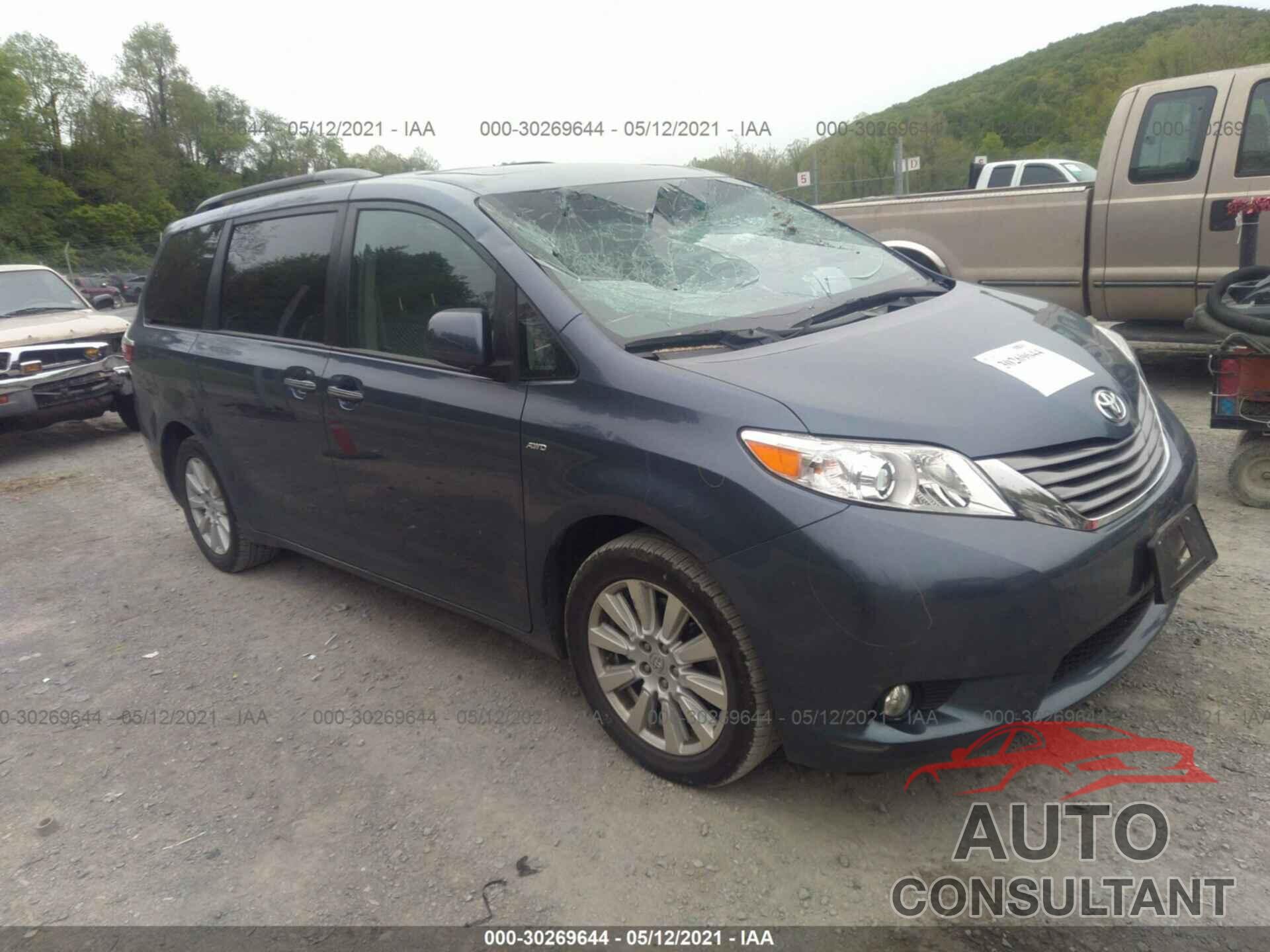 TOYOTA SIENNA 2017 - 5TDDZ3DC8HS177076