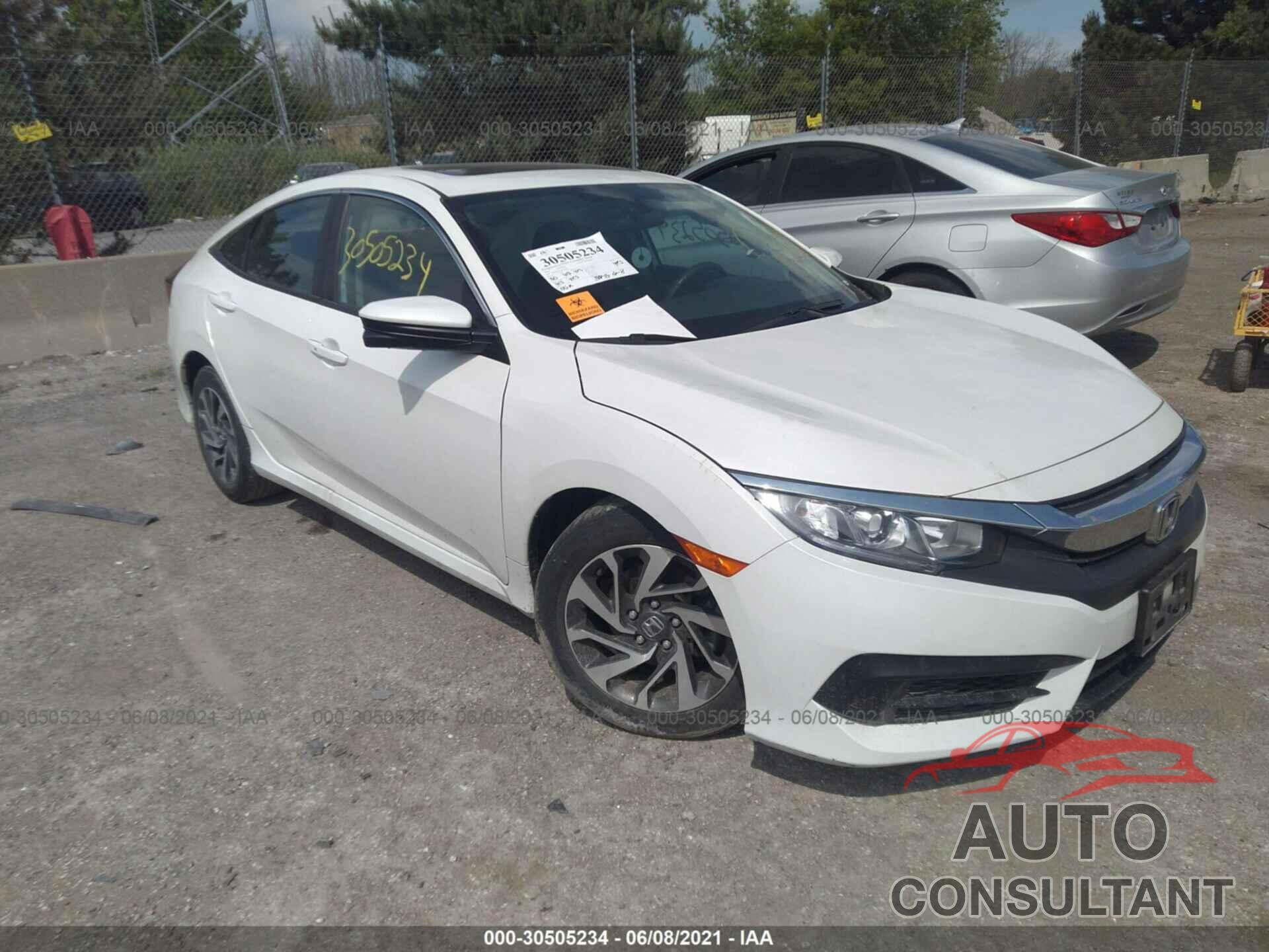 HONDA CIVIC SEDAN 2016 - 19XFC2F74GE041976