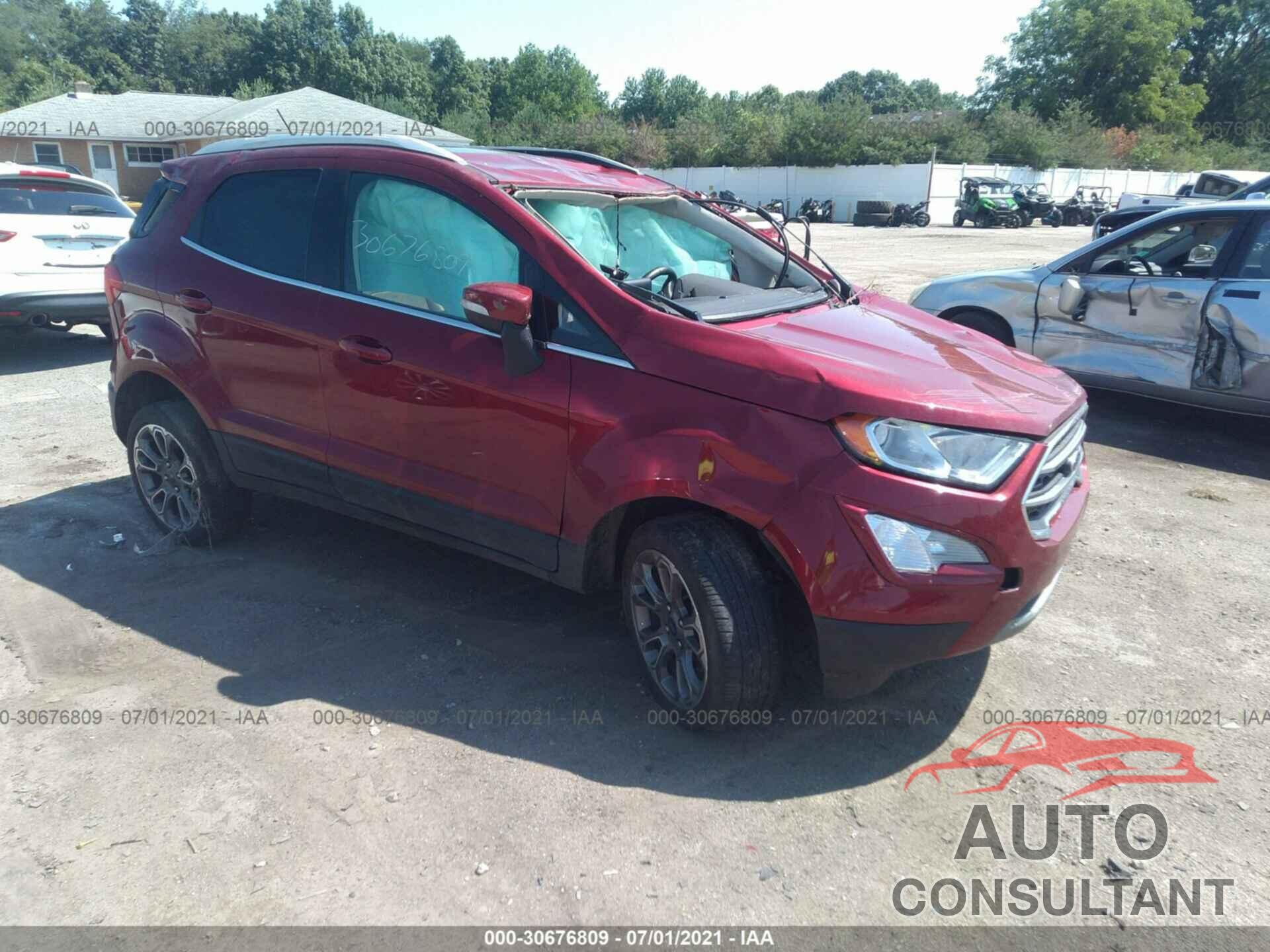 FORD ECOSPORT 2019 - MAJ6S3KL4KC271129