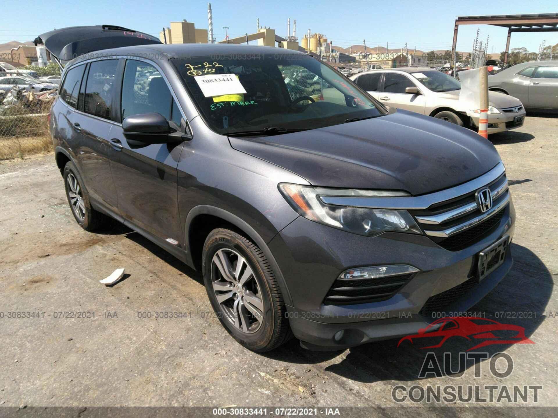 HONDA PILOT 2016 - 5FNYF5H58GB032723