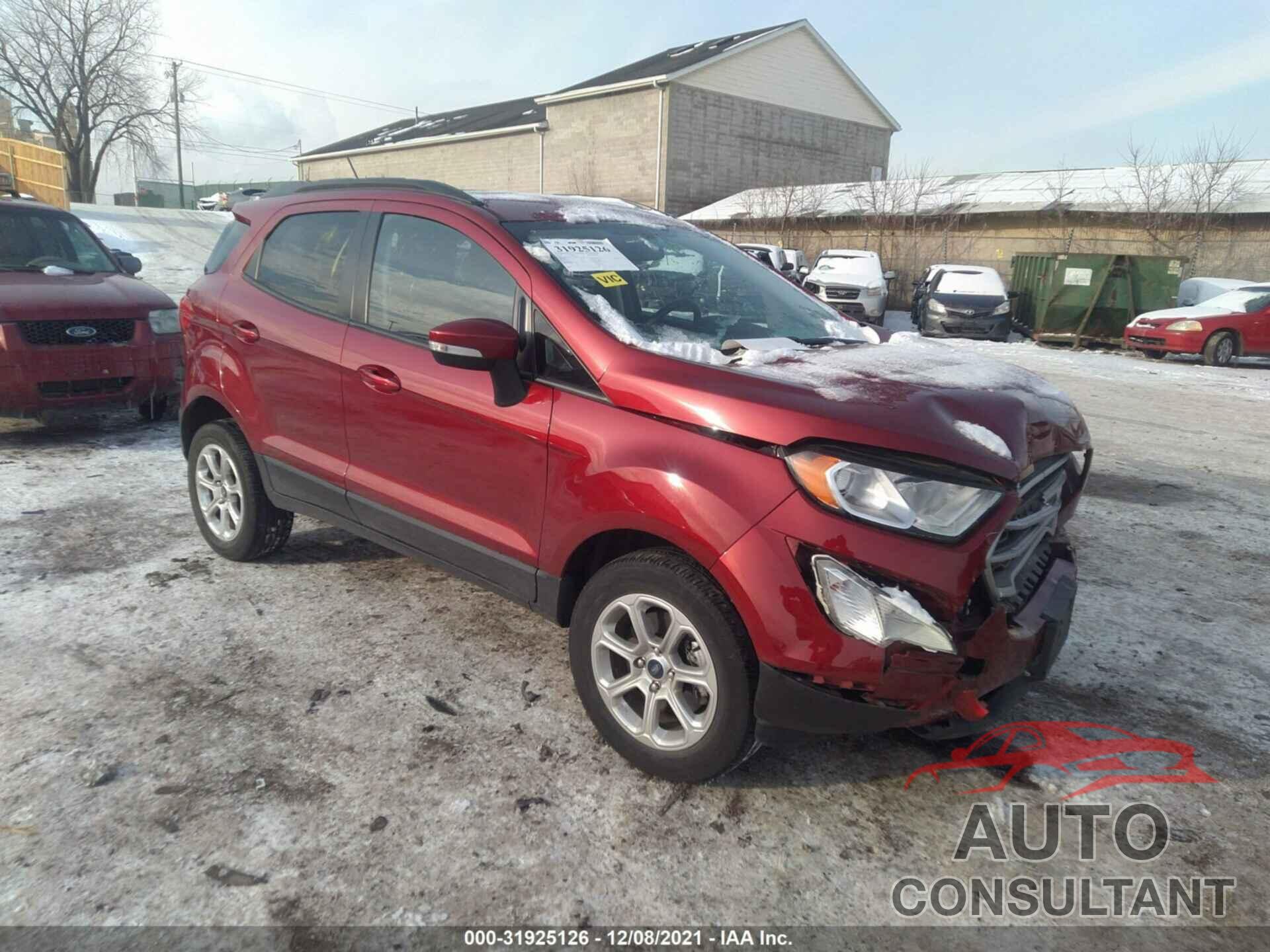 FORD ECOSPORT 2019 - MAJ6S3GL5KC305636