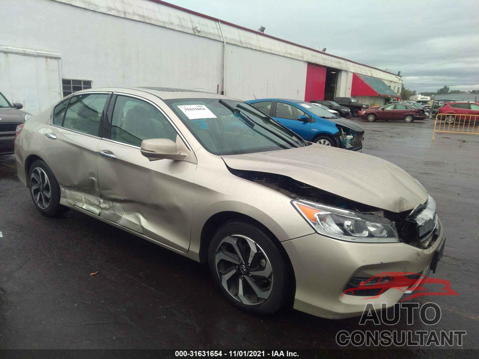HONDA ACCORD SEDAN 2016 - 1HGCR3F84GA010151