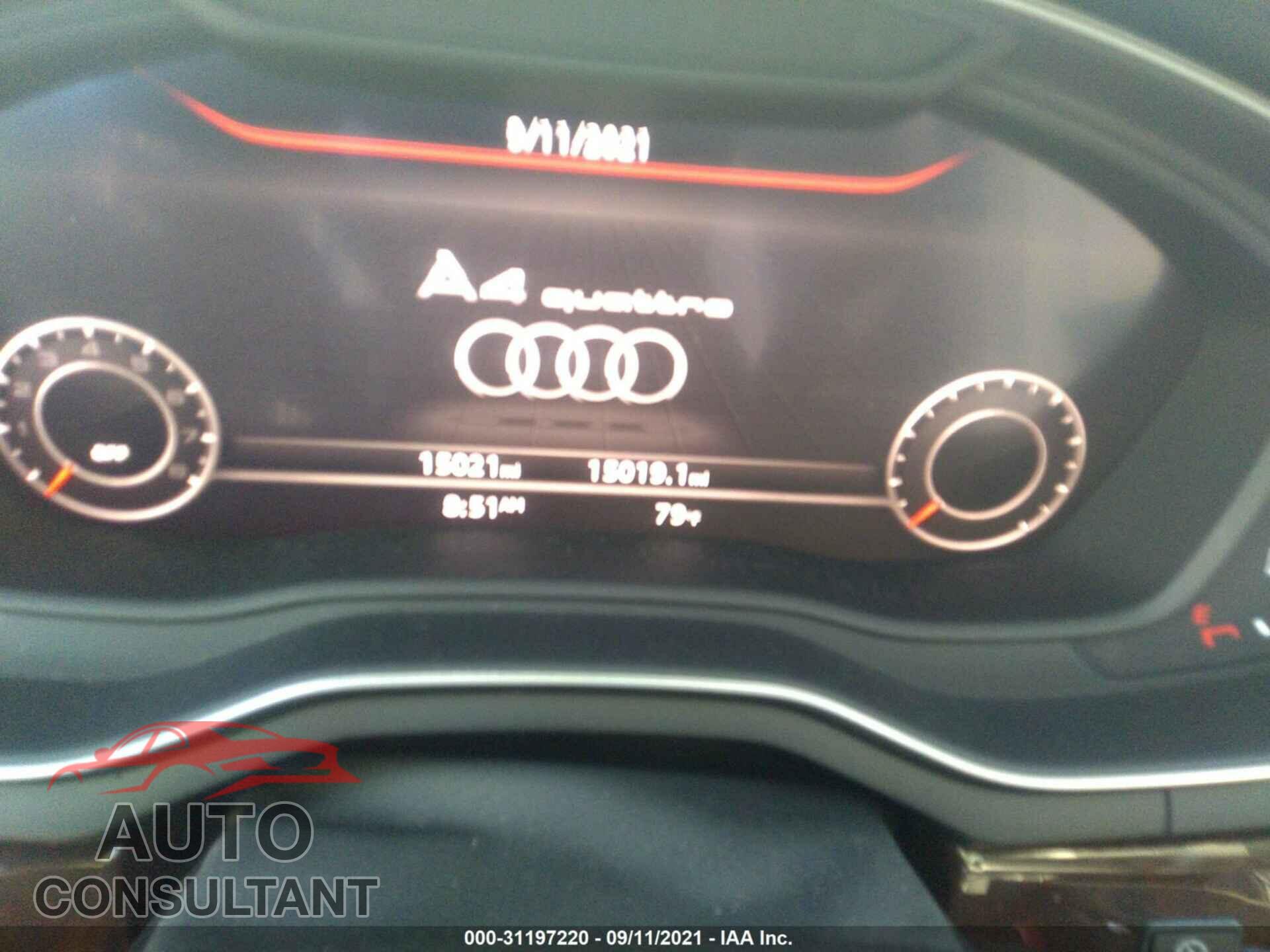 AUDI A4 2019 - WAUENAF42KN007767