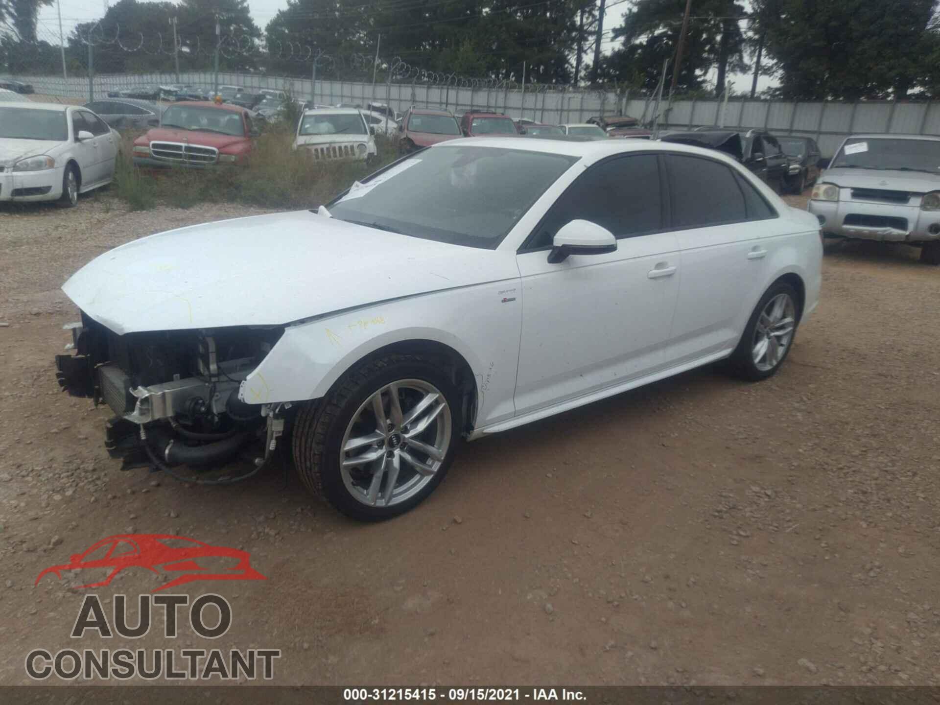 AUDI A4 2017 - WAUKMAF48HN059872