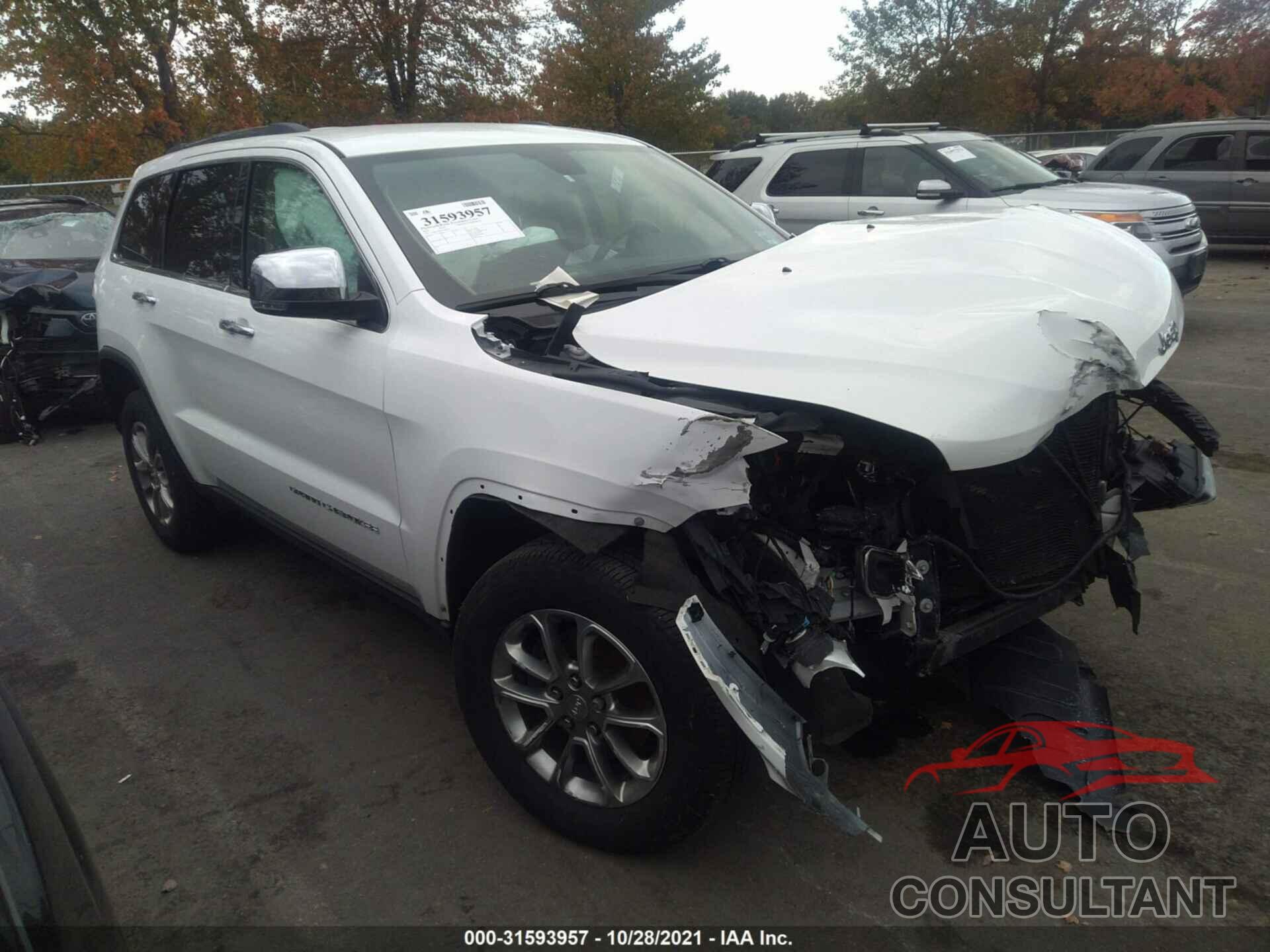 JEEP GRAND CHEROKEE 2016 - 1C4RJFBG8GC498619