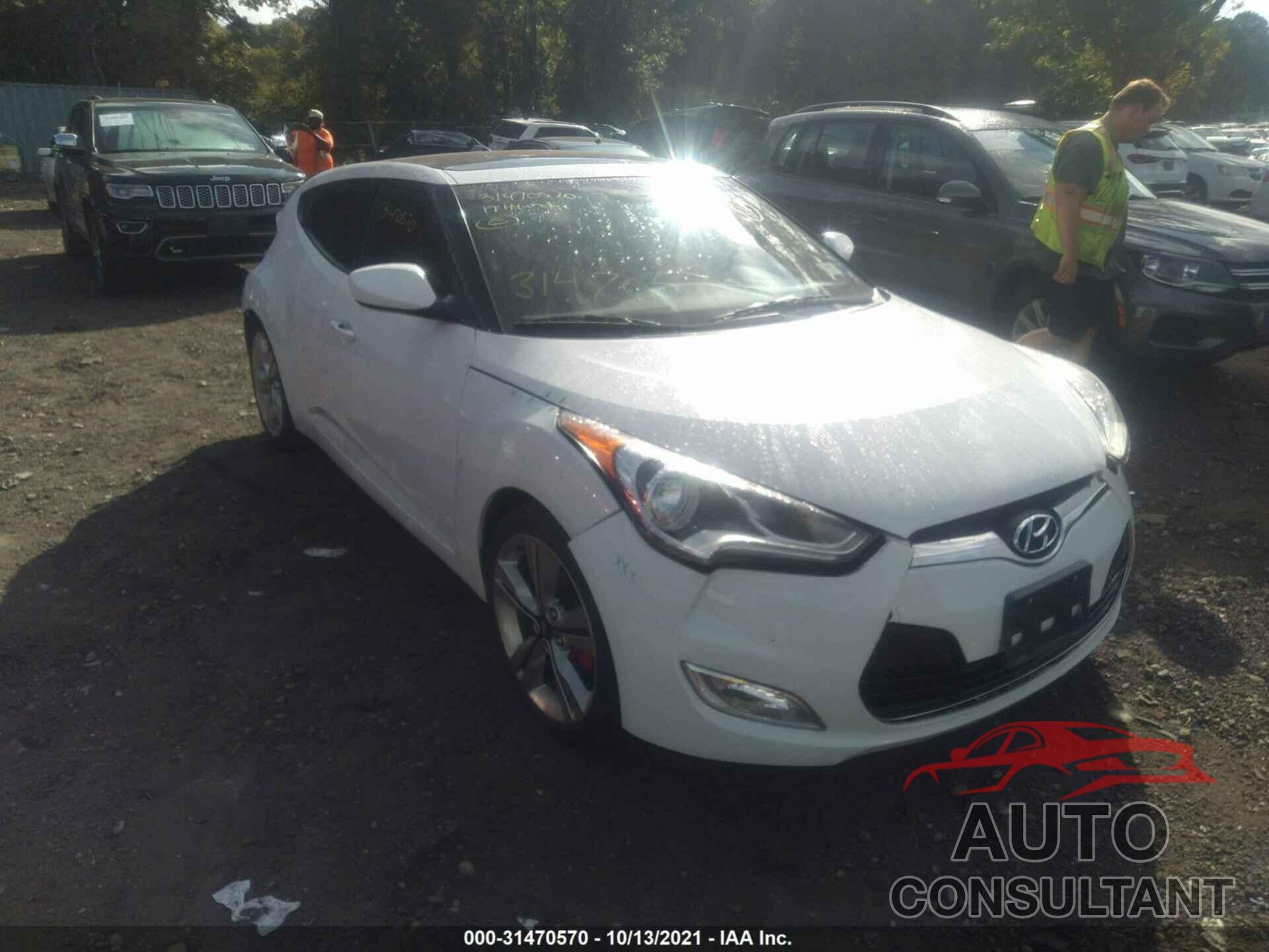 HYUNDAI VELOSTER 2017 - KMHTC6AD9HU321334