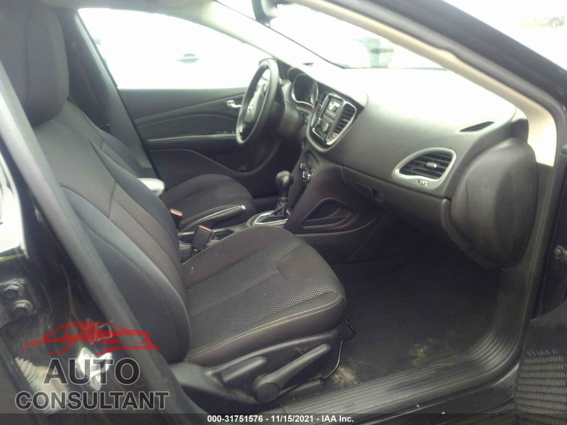 DODGE DART 2016 - 1C3CDFBB8GD577398