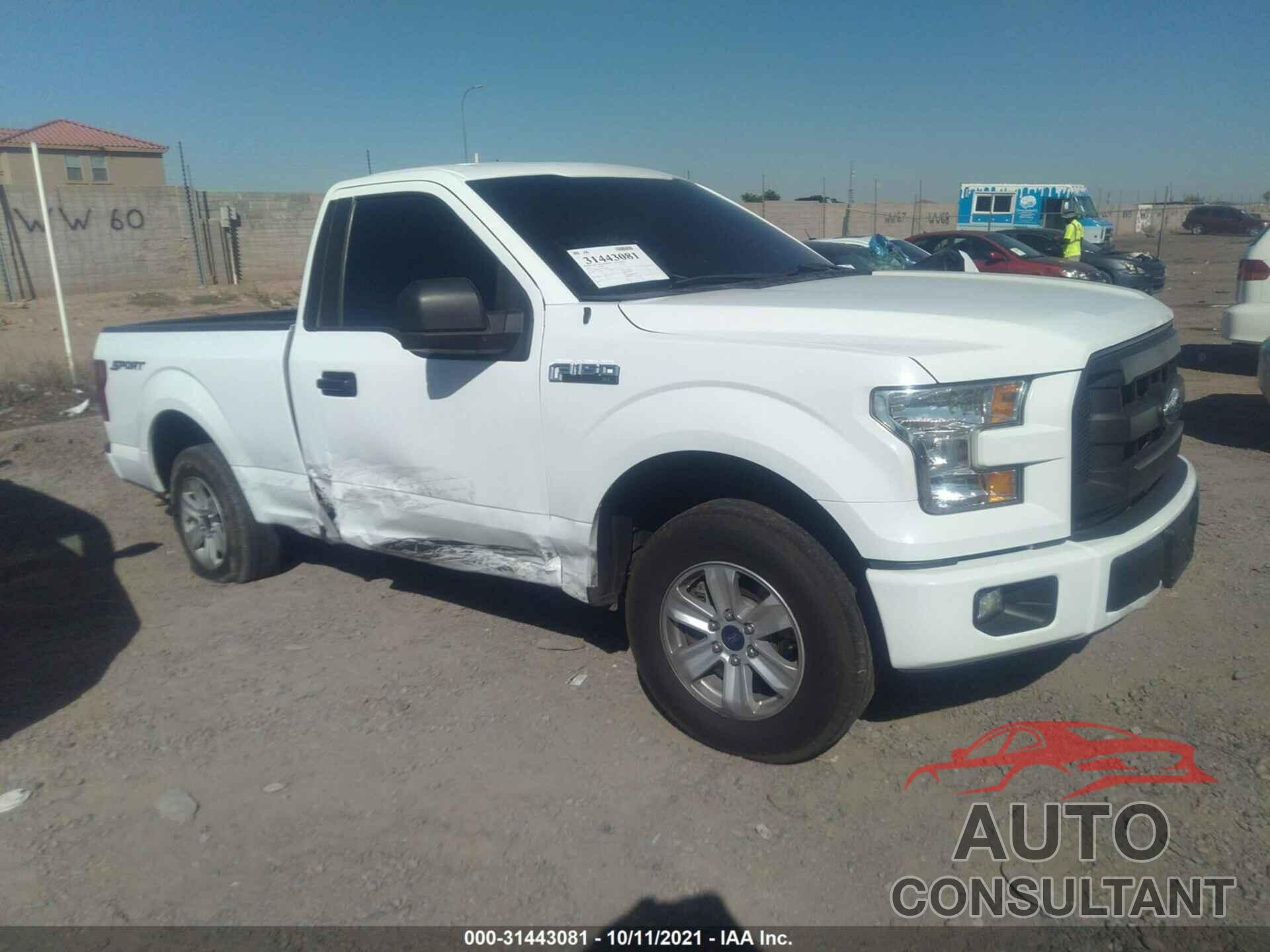 FORD F-150 2016 - 1FTMF1C85GKE72166