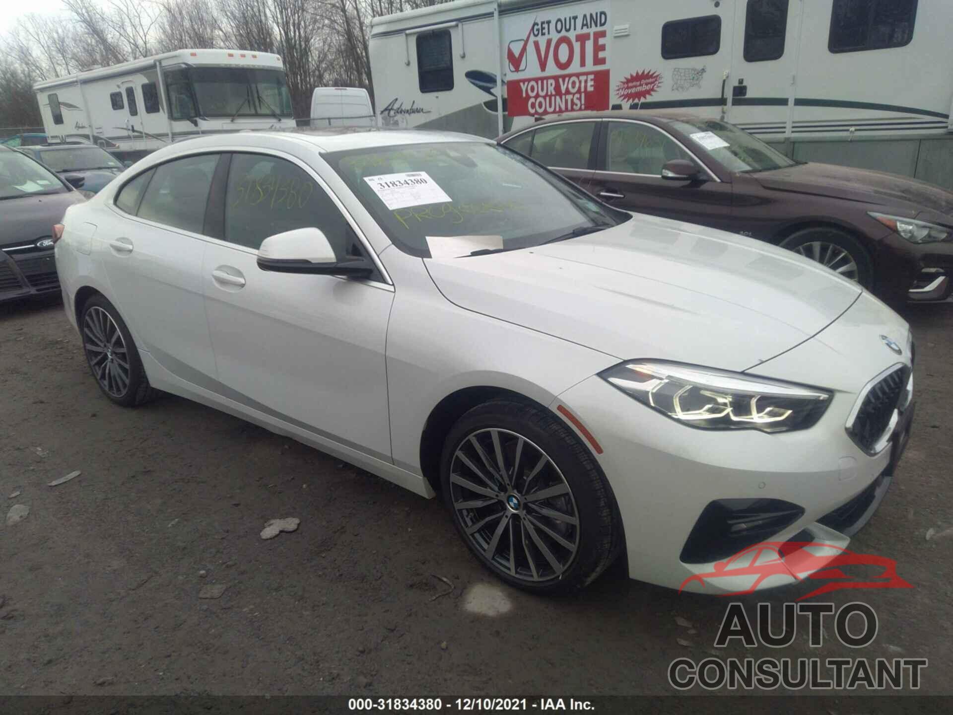 BMW 2 SERIES 2021 - WBA73AK06M7H22546