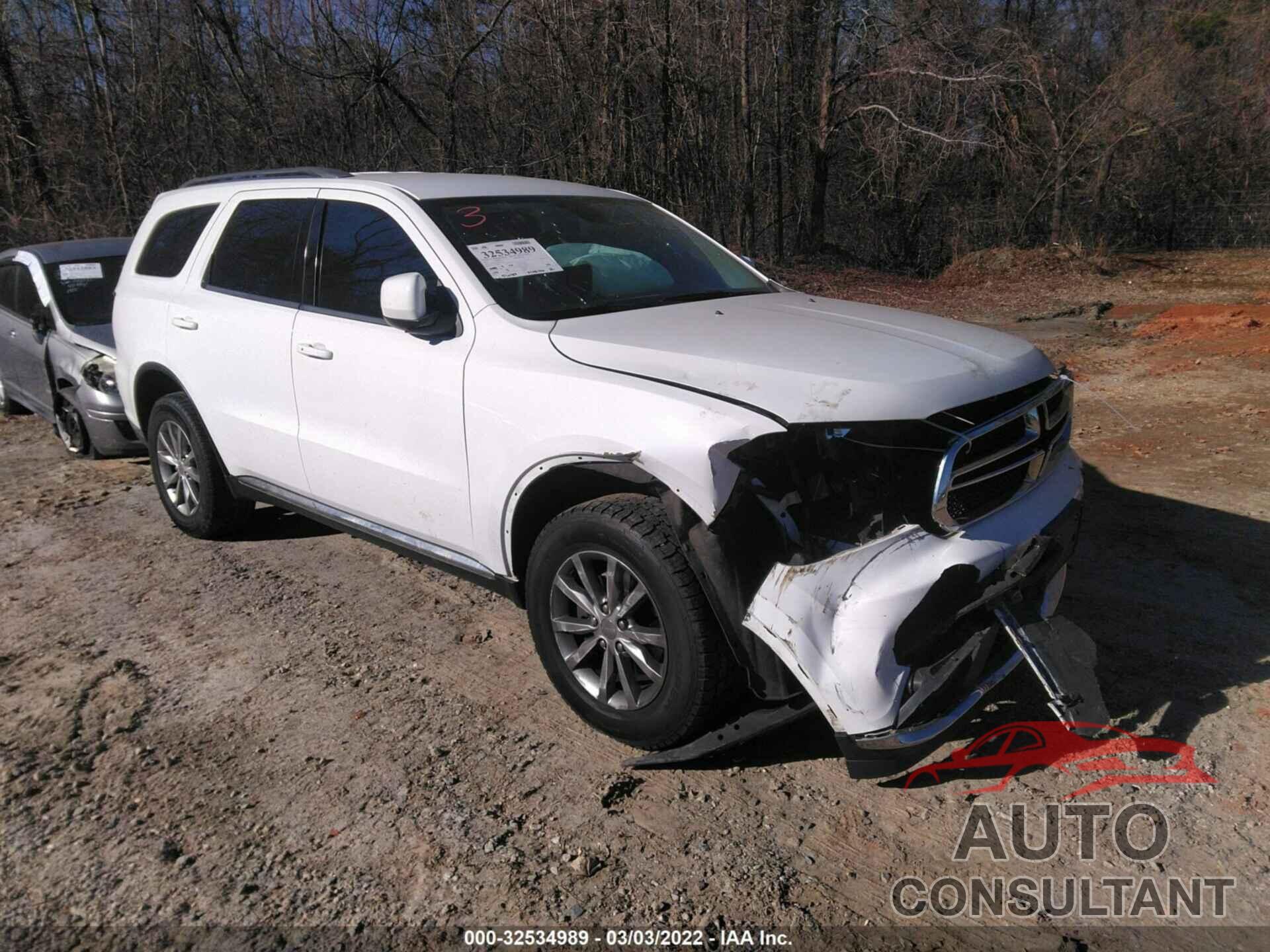 DODGE DURANGO 2017 - 1C4RDJAG6HC871492