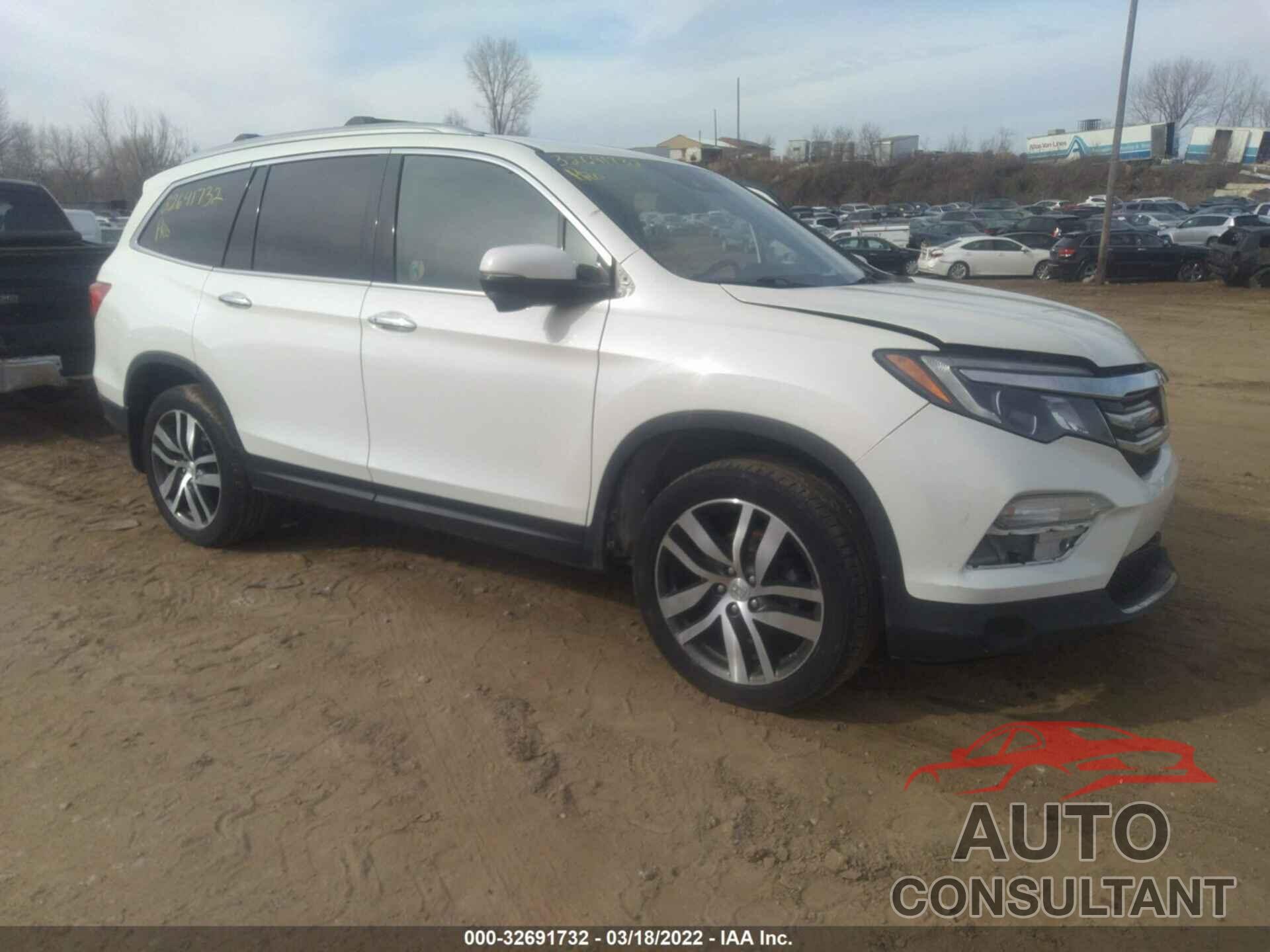 HONDA PILOT 2016 - 5FNYF6H95GB042313