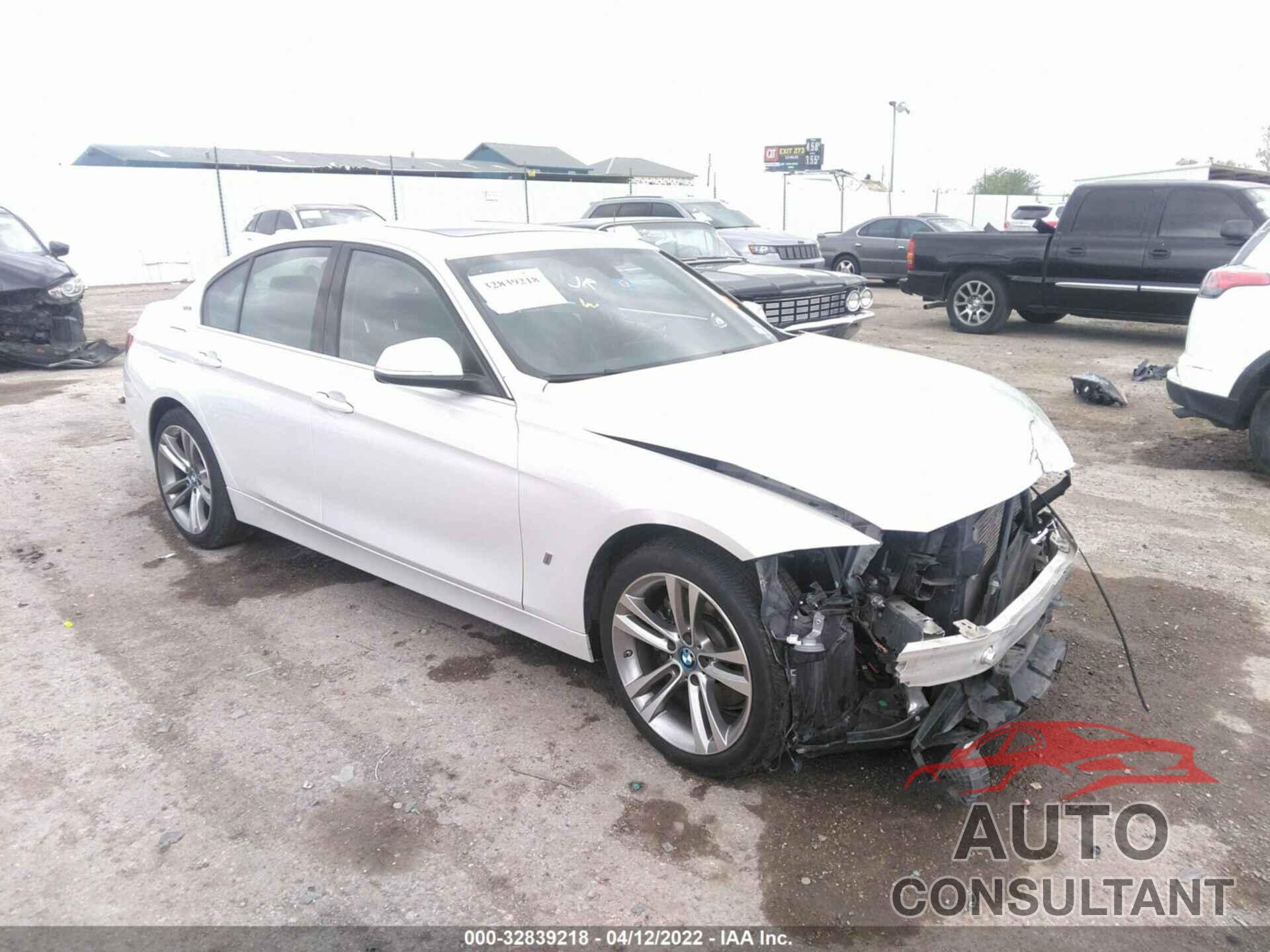 BMW 3 SERIES 2018 - WBA8E1C59JA178290