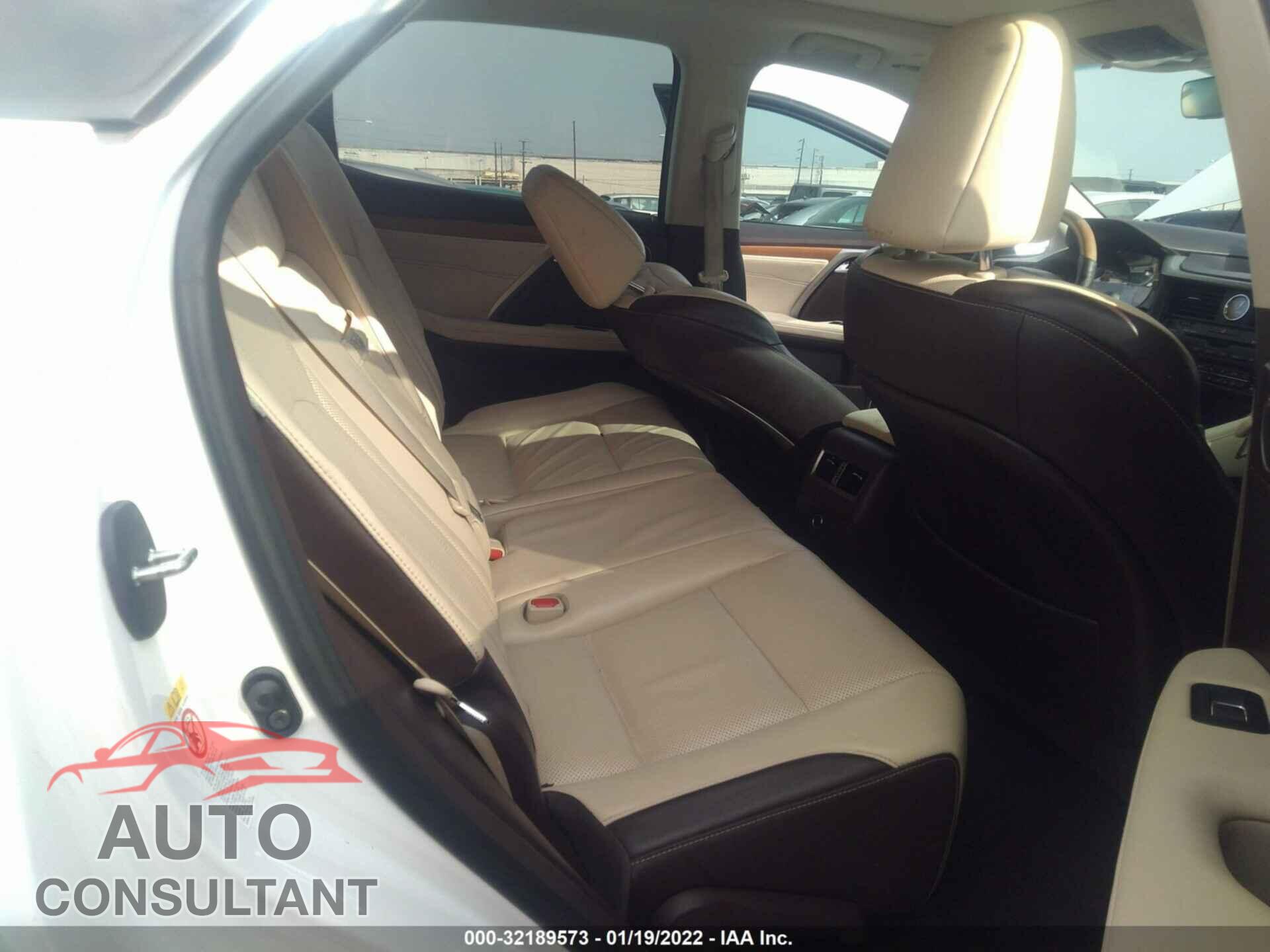 LEXUS RX 2017 - 2T2ZZMCA9HC045363