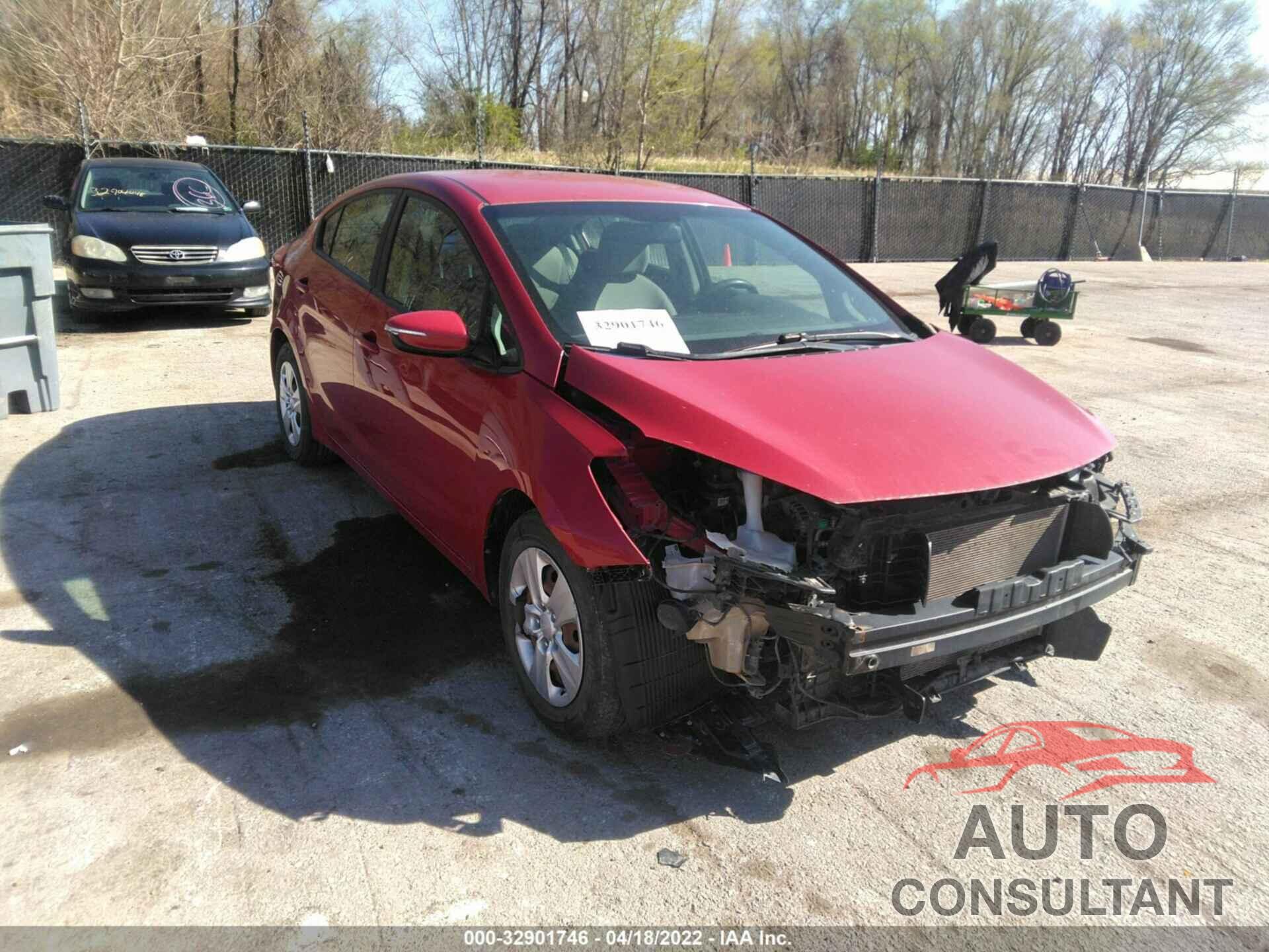 KIA FORTE 2016 - KNAFX4A65G5513576