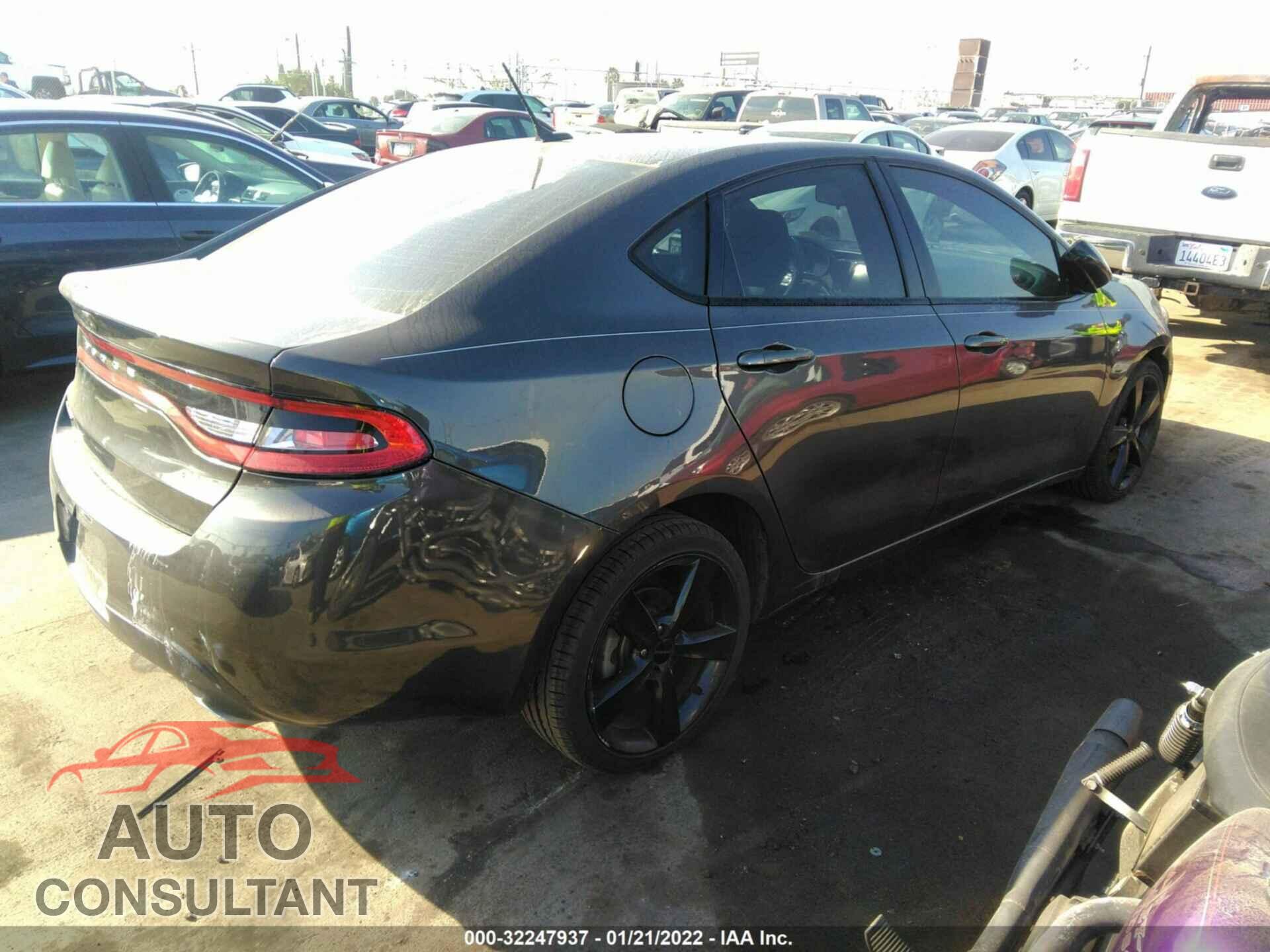 DODGE DART 2016 - 1C3CDFBB0GD592607