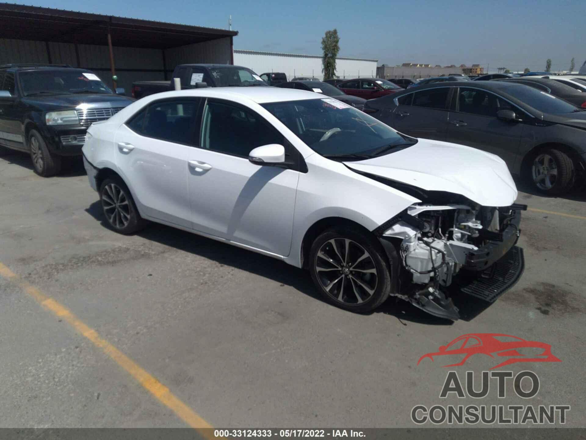 TOYOTA COROLLA 2019 - 5YFBURHE2KP891502