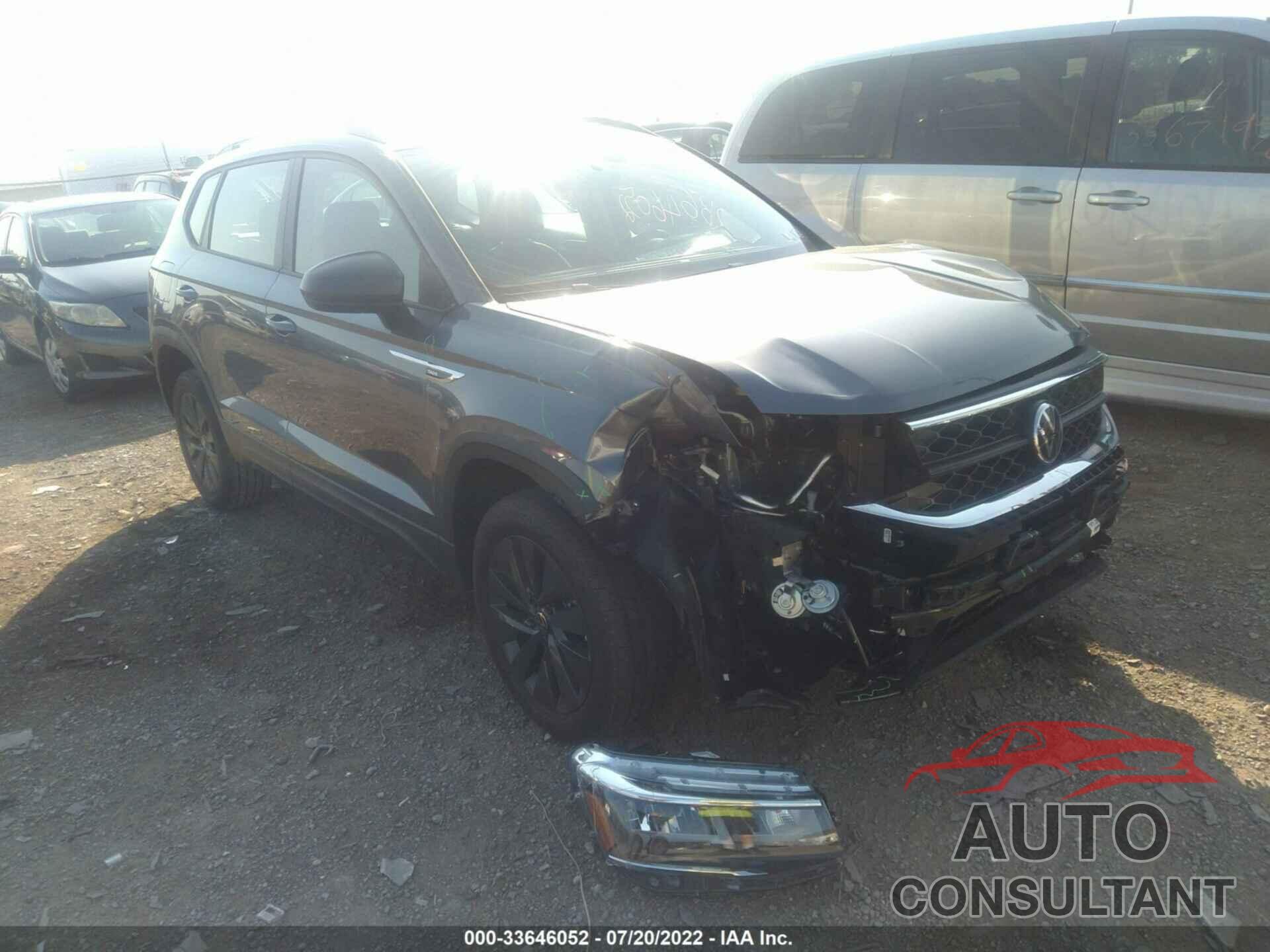 VOLKSWAGEN TAOS 2022 - 3VVCX7B26NM084802