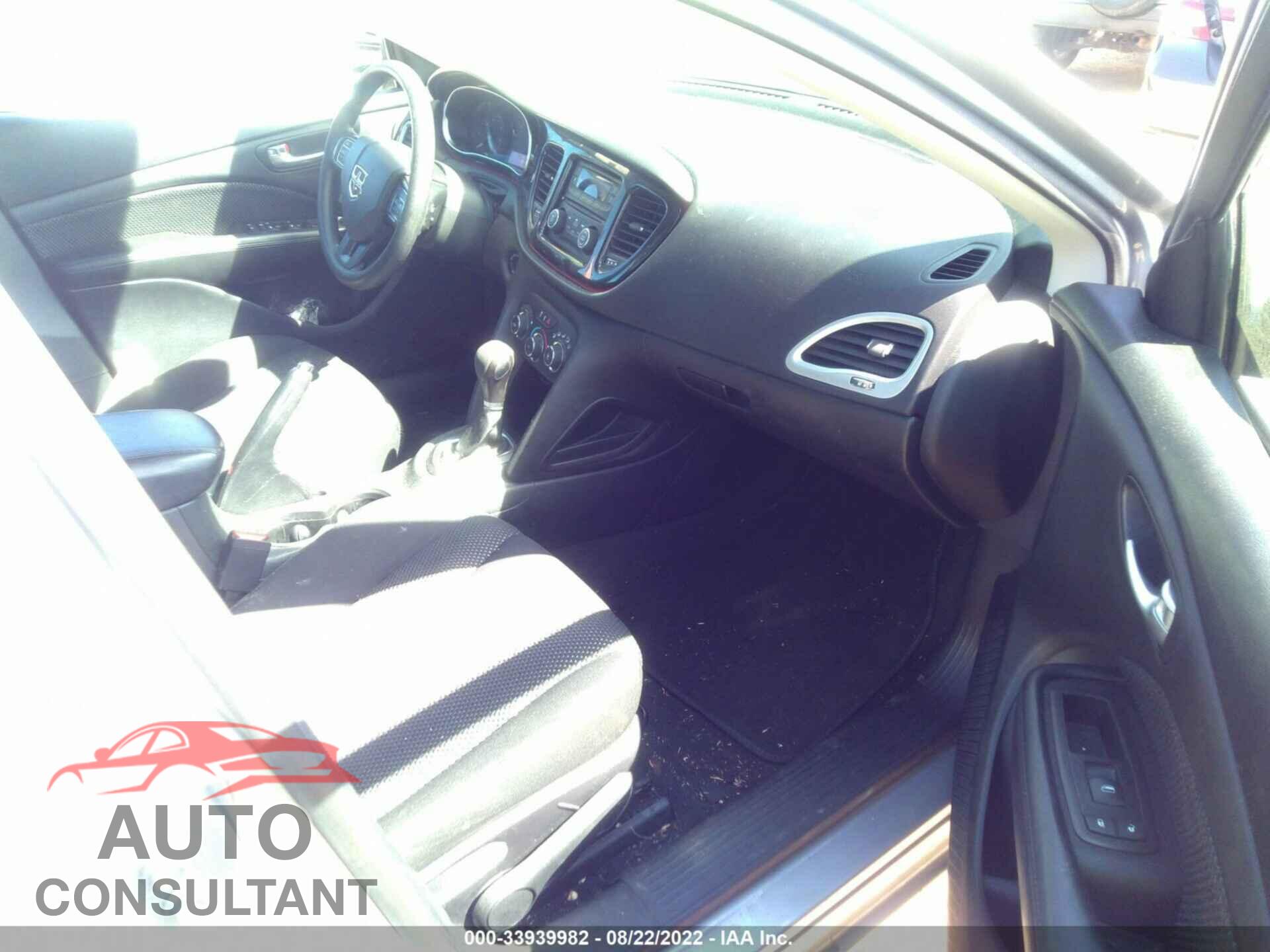 DODGE DART 2016 - 1C3CDFAA7GD607161