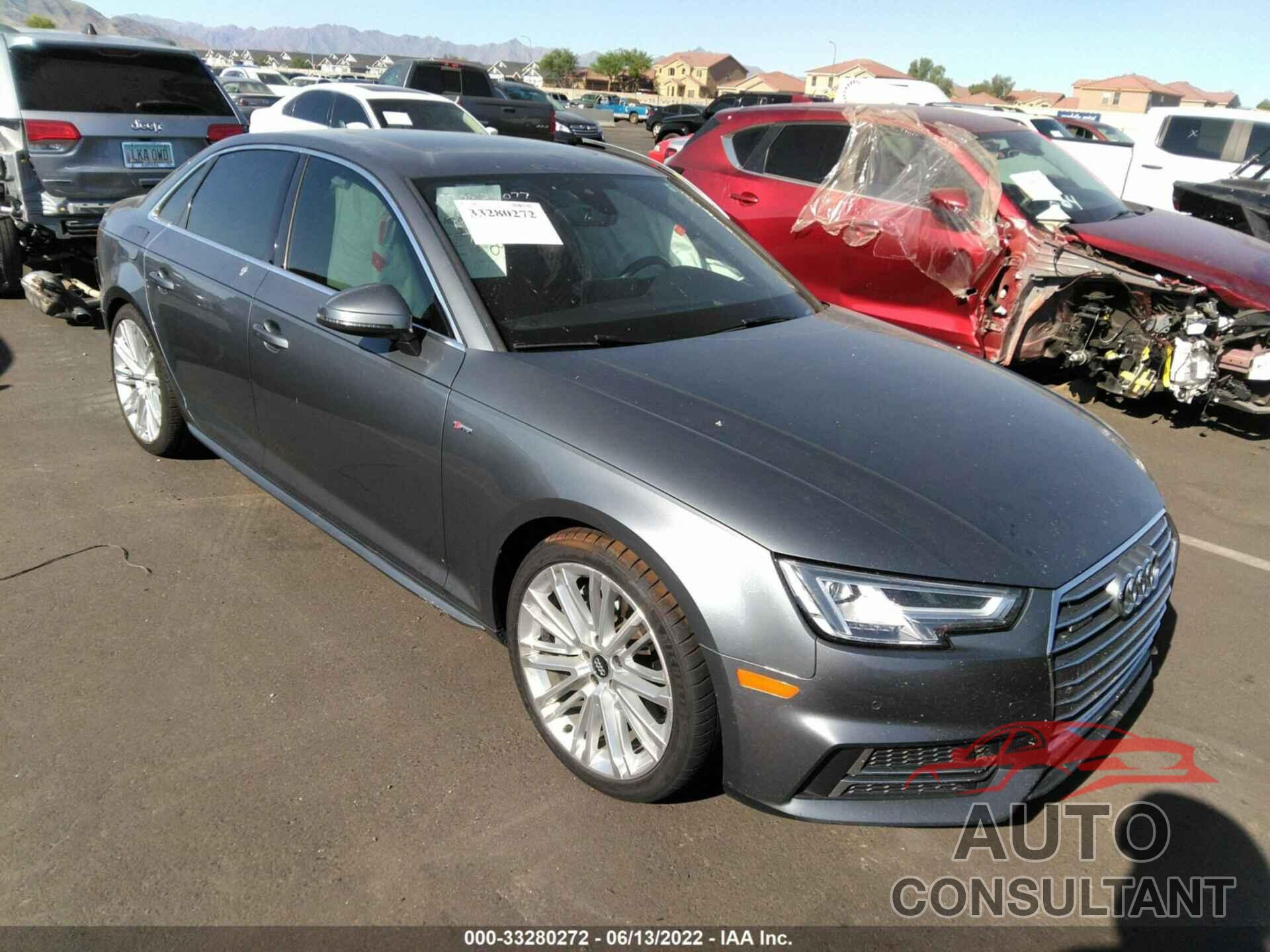 AUDI A4 2018 - WAUENAF46JA017630