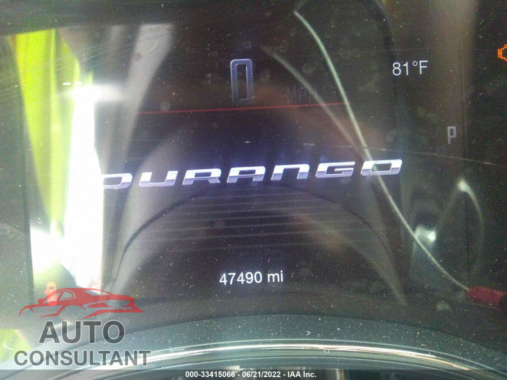DODGE DURANGO 2020 - 1C4RDJDG3LC260890