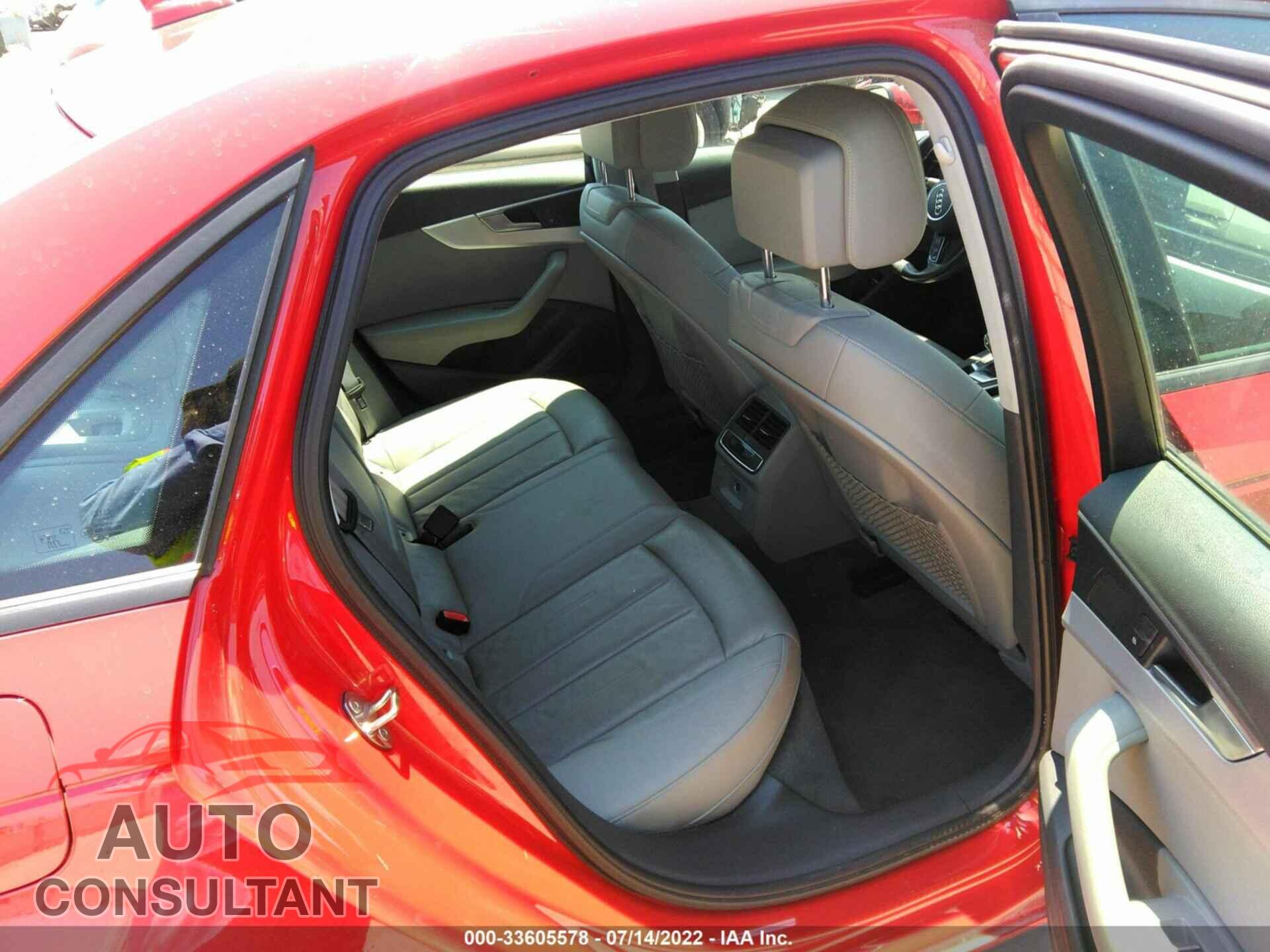 AUDI A4 2017 - WAUGNAF45HN056365