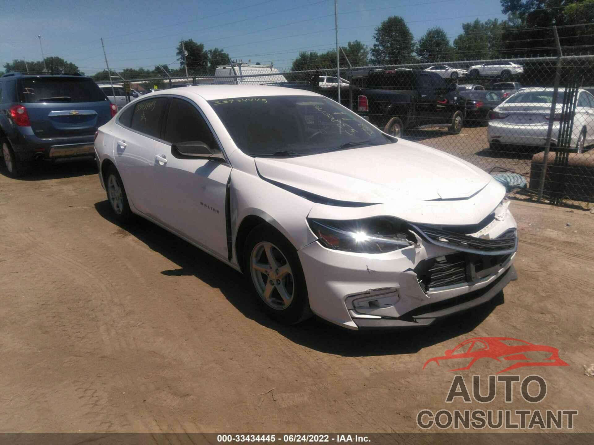CHEVROLET MALIBU 2016 - 1G1ZB5ST9GF216449