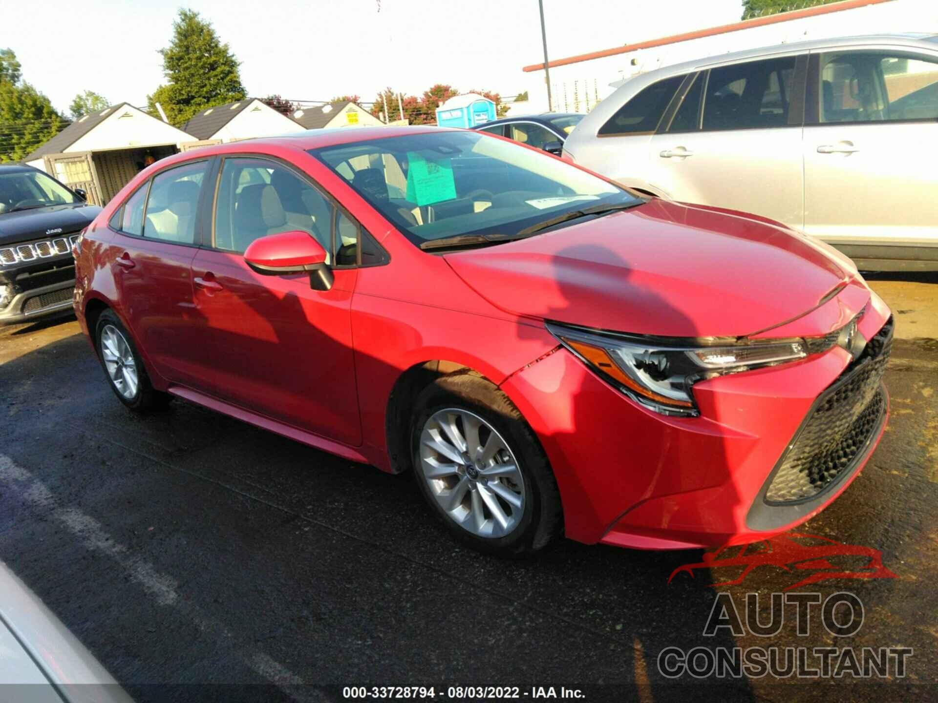 TOYOTA COROLLA 2020 - 5YFHPRAE0LP058360