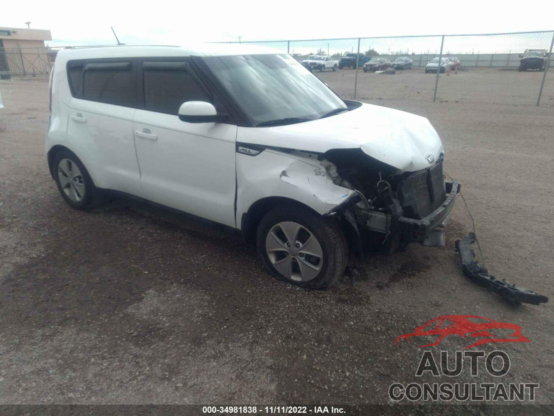 KIA SOUL 2016 - KNDJN2A28G7249813
