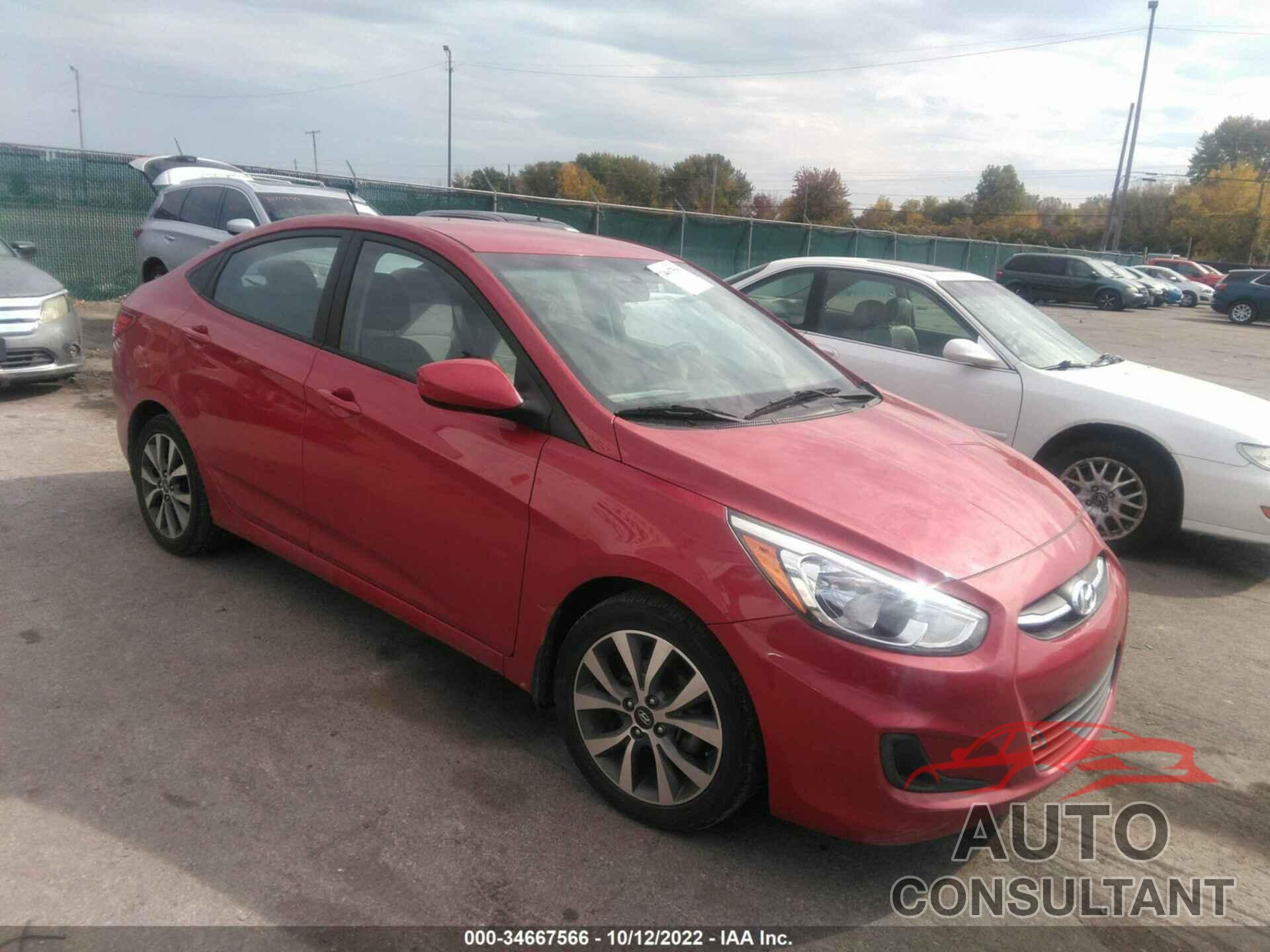 HYUNDAI ACCENT 2017 - KMHCT4AE0HU339332