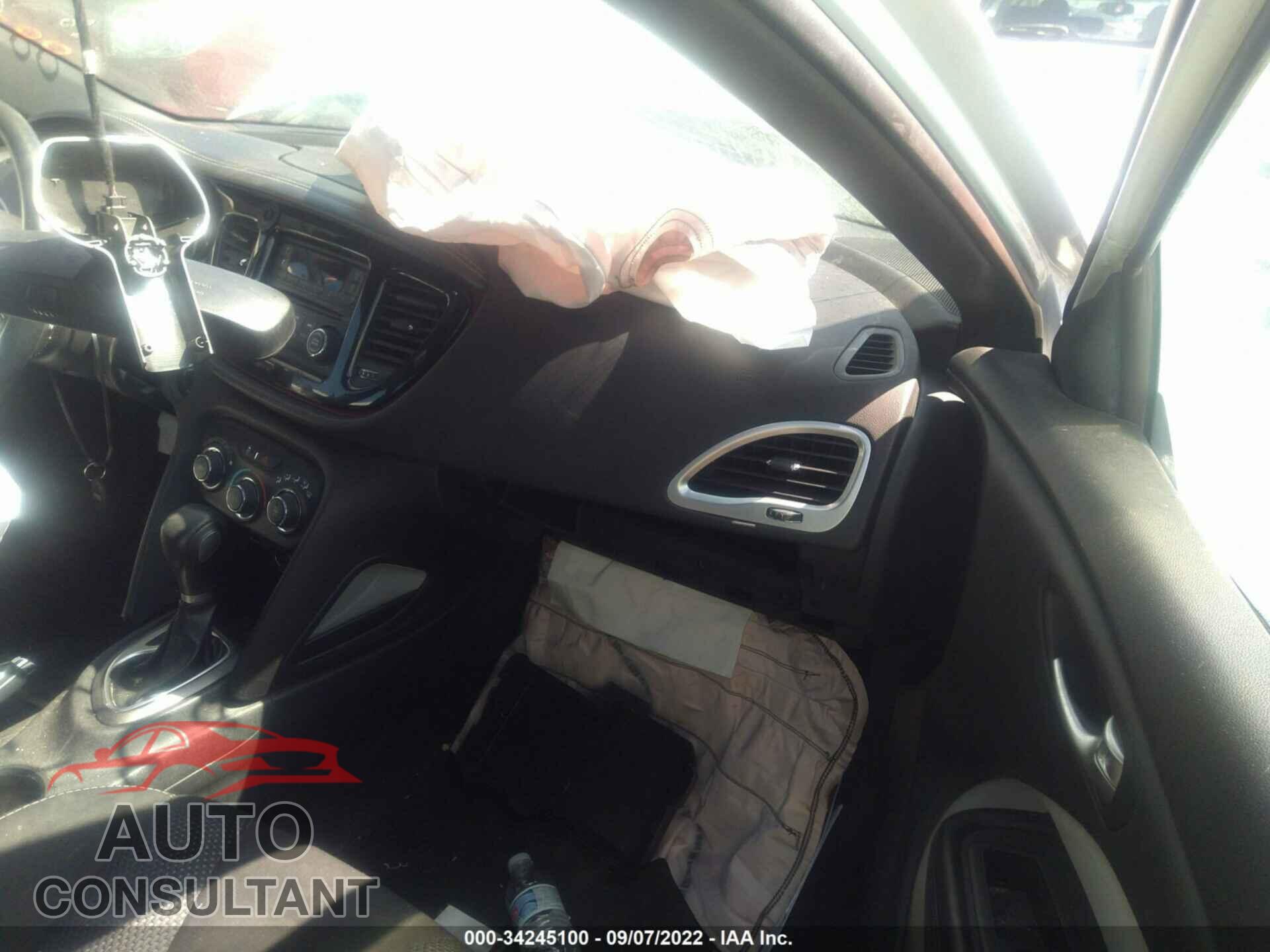 DODGE DART 2016 - 1C3CDFBB2GD504544
