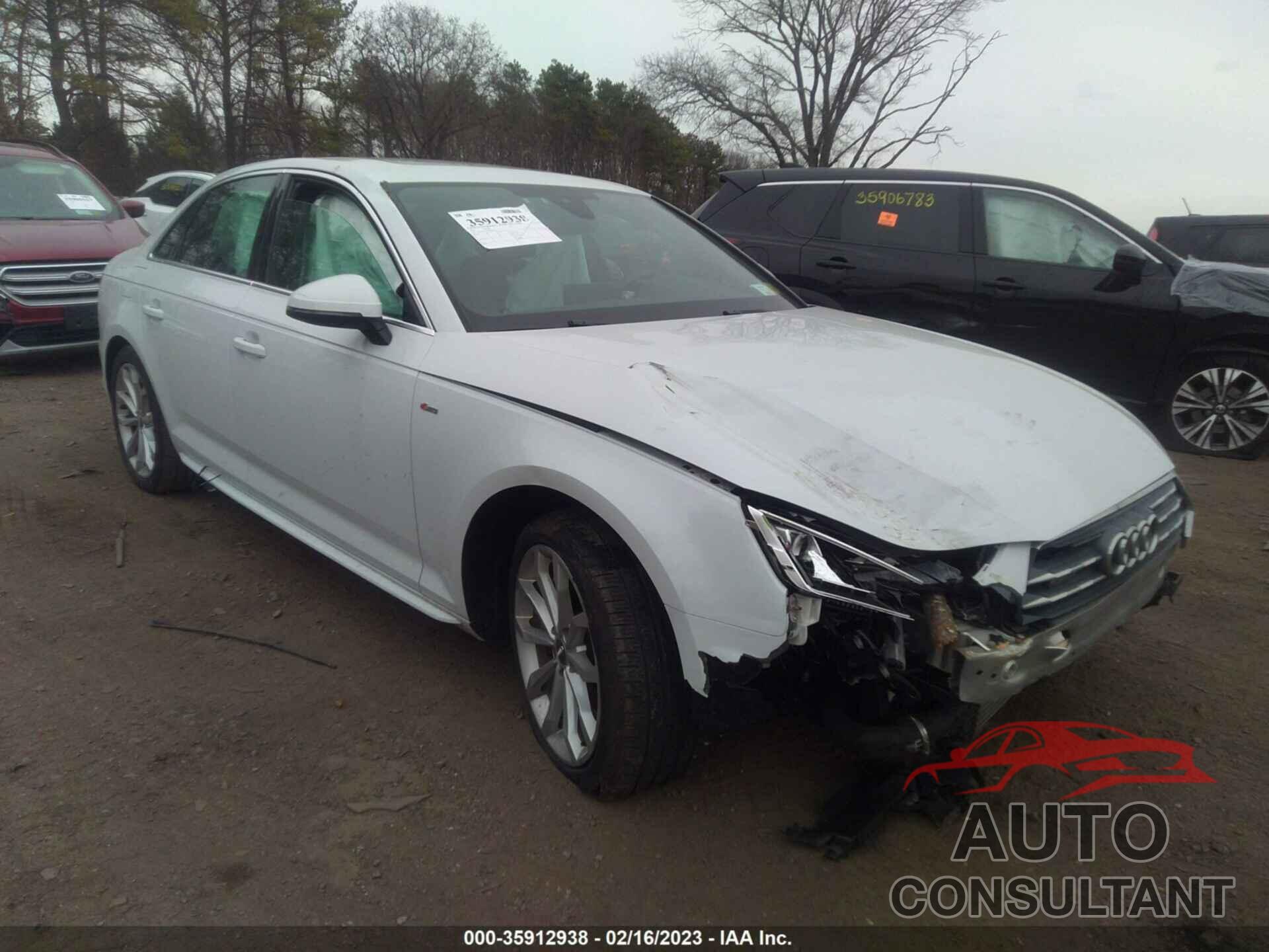 AUDI A4 2019 - WAUENAF46KN019470